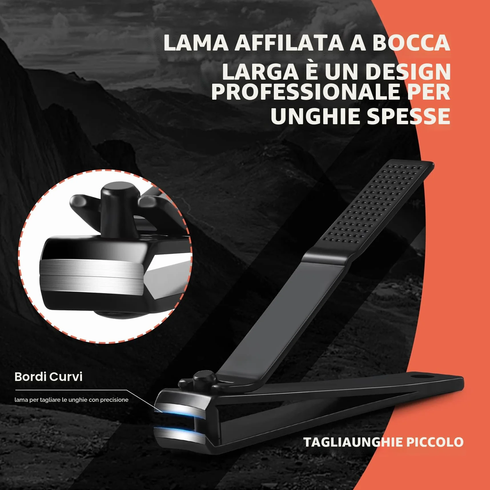 BEZOX Tagliaunghie in Acciaio Inossidabile Set di 2