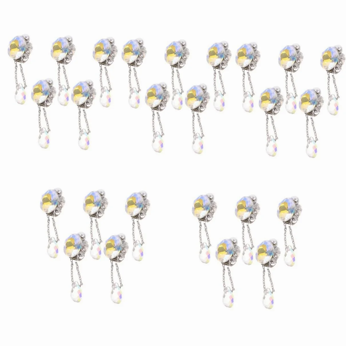 PACKOVE 25pezzi Ciondoli Per Nail Art Strass Decorazioni Unghie Adorabili e Uniche Accessori Per Unghie Fai Te Per Donne e Saloni Di Bellezza