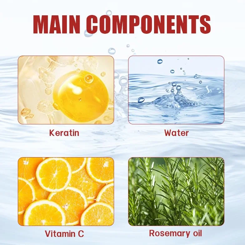 Confezione da 2 oli di cheratina + vitamine C per unghie e cuticole, proteine di cheratina idratano e rafforzano la cura, Impove unghie screpolate e cuticole rigide, idratazione profonda per unghie e