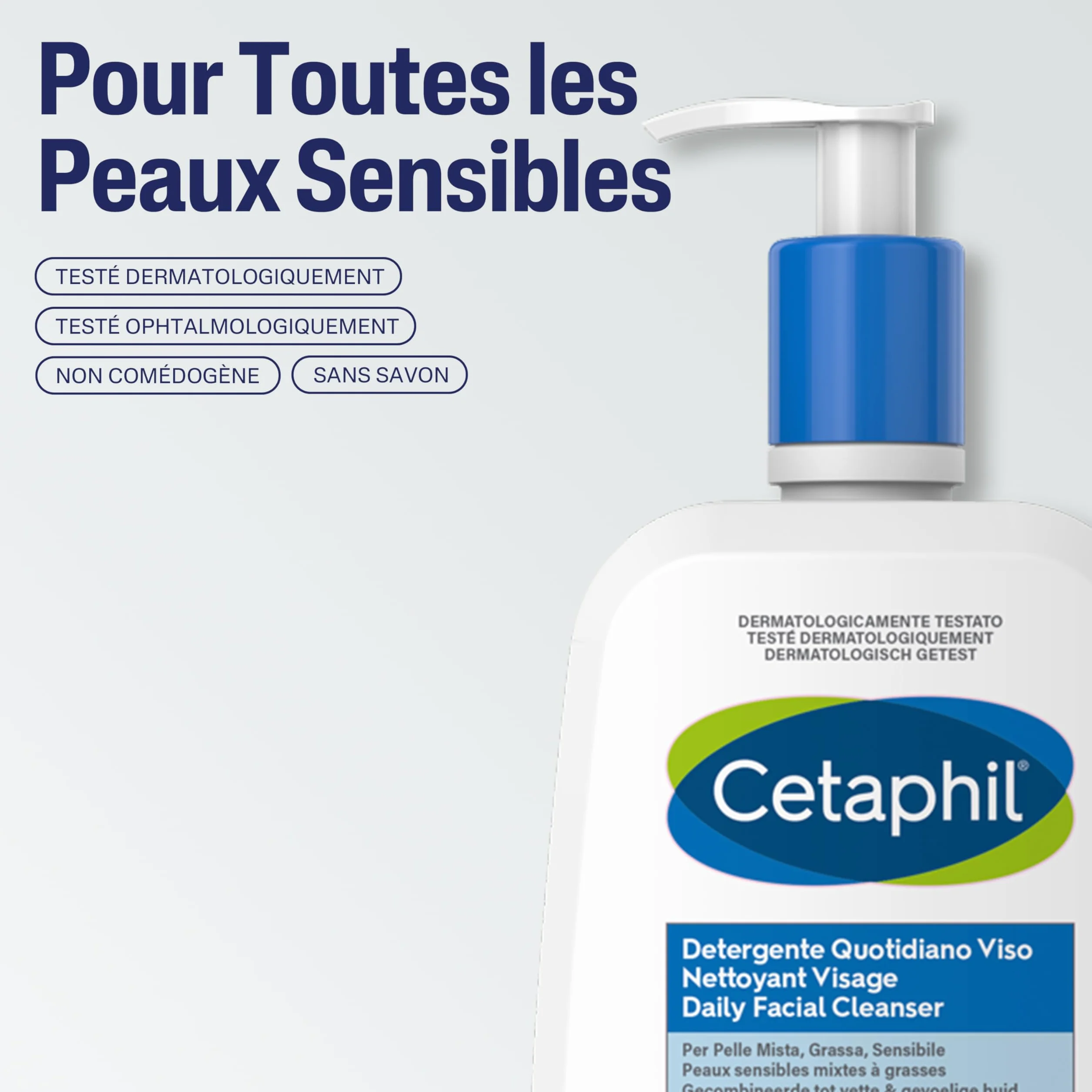 Cetaphil Detergente Quotidiano viso 237ml
