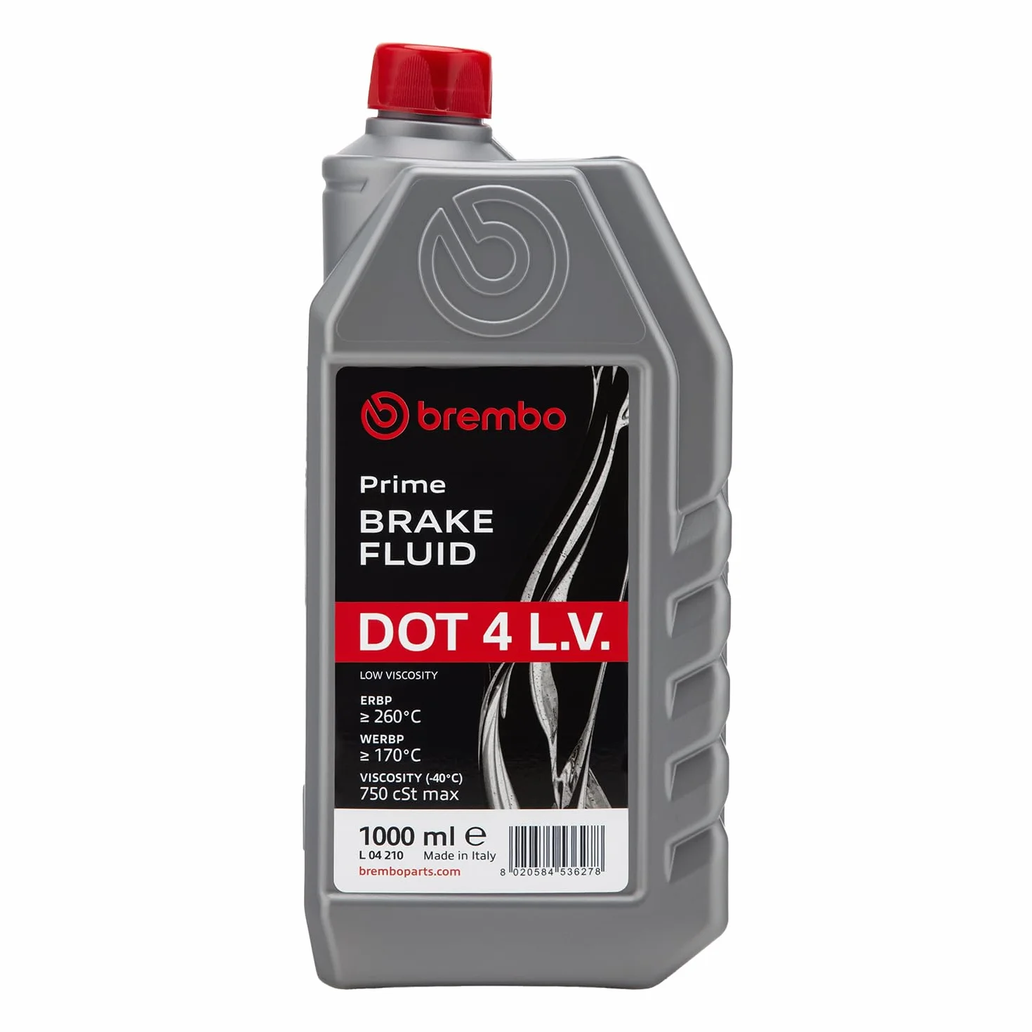 Brembo L 04 210 - Fluido Freni DOT 4 Low Viscosity