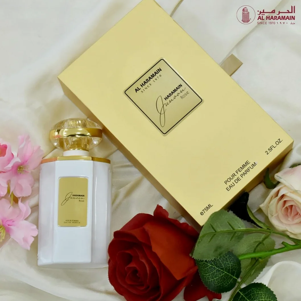 Al Haramain Junoon Rose by Al Haramain Eau De Parfum, Spray 2.5 oz / 75 ml (Women)