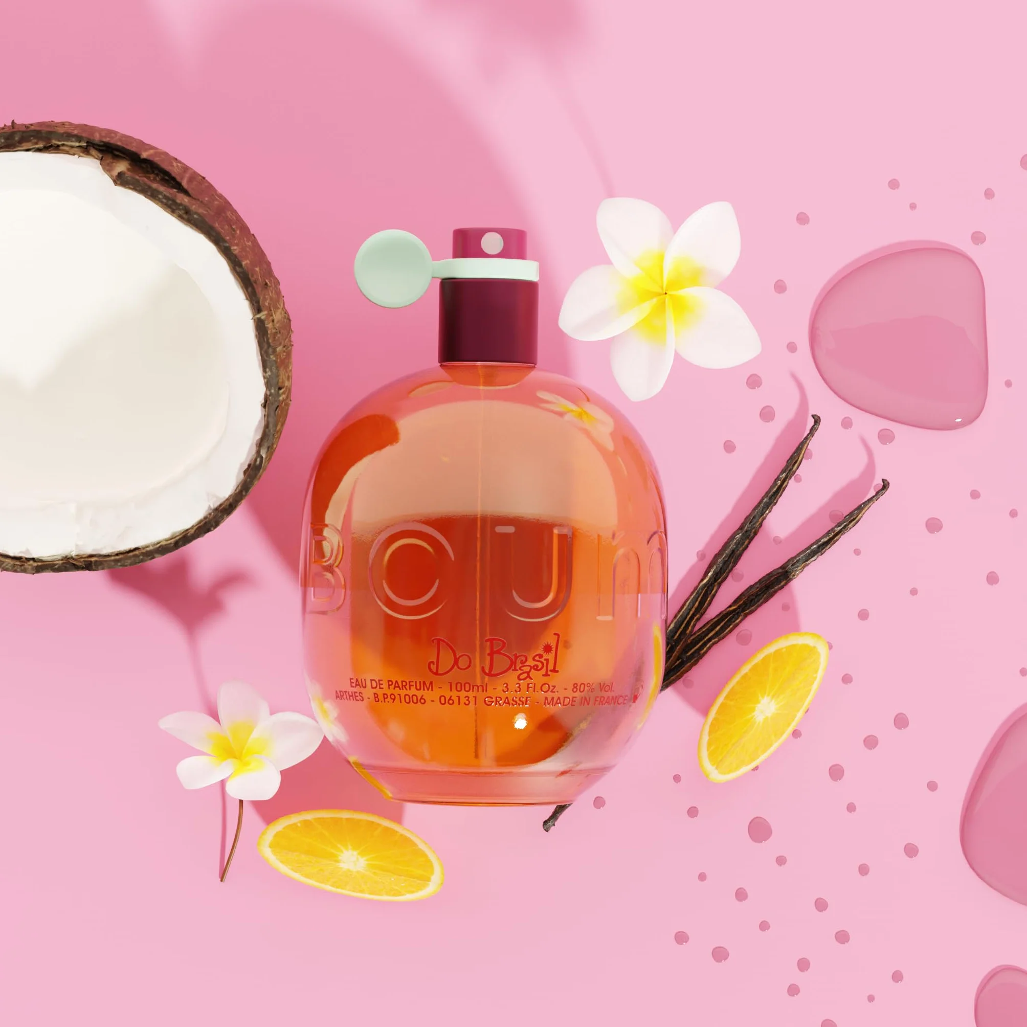 JEANNE ARTHES - Profumo Donna Boum Do Brazil - Eau de Parfum - Flacone spray 100 ml - Made in France à Grasse