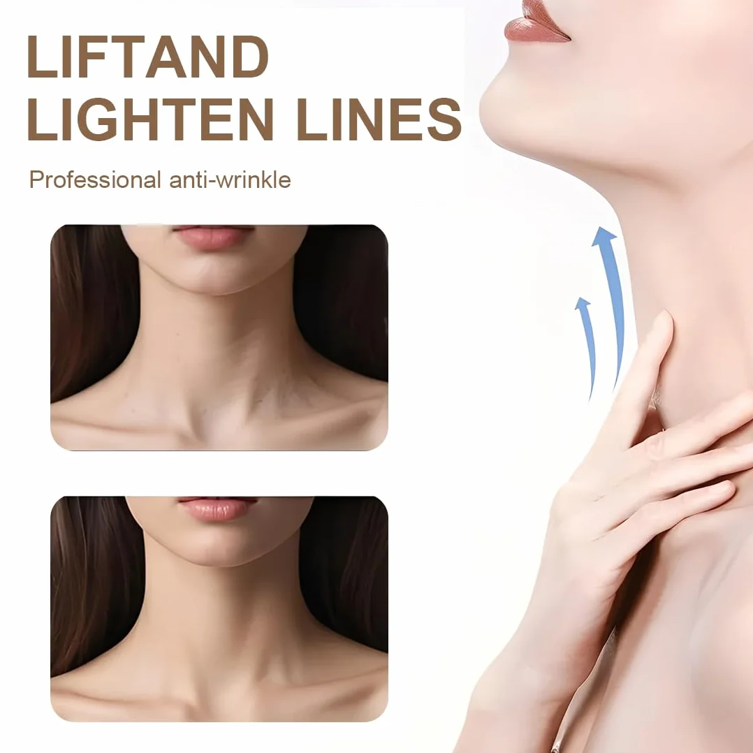 20pcs cerotti Lifting per Collo,Strisce per il lifting immediato del collo, Effetto Lifting e Rassodante Invisibile Leviga Pelle in Pochi Secondi per Donne Collo Viso Mento