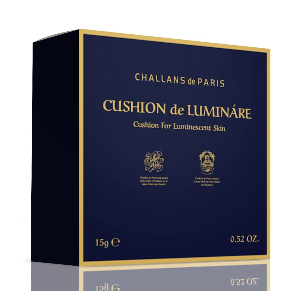 [Paris] Cushion De Lumináre Ex - 23 Beige Medio | Fondotinta Cushion con finitura radiante, copertura totale, lunga durata, formula premium, finitura morbida e luminosa, 15 g