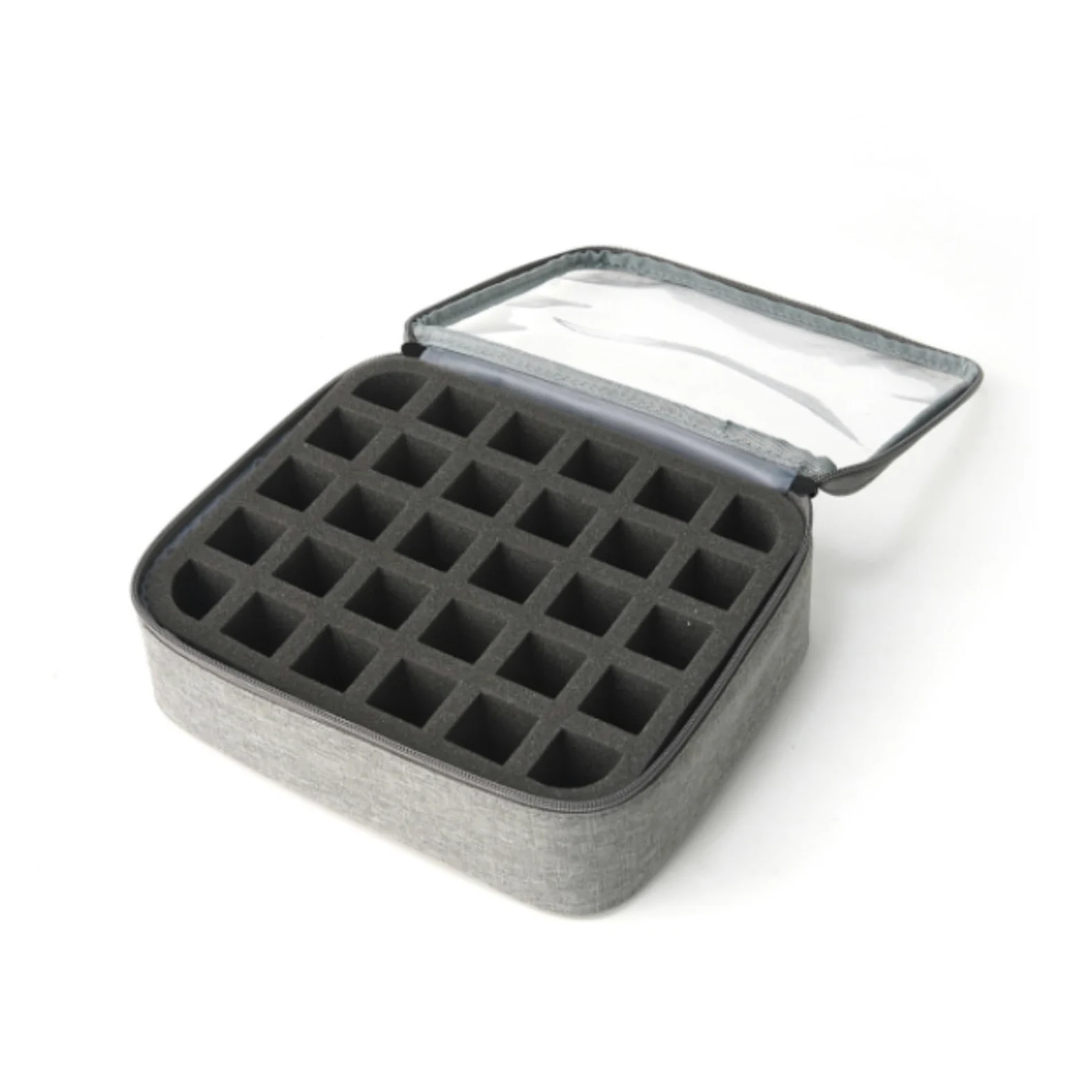 Organizzatore Smalti Scatola Portaoggetti for Smalto, Borsa Cosmetica Portatile con Divisori Rimovibili Porta Smalti per Unghie(Pink)