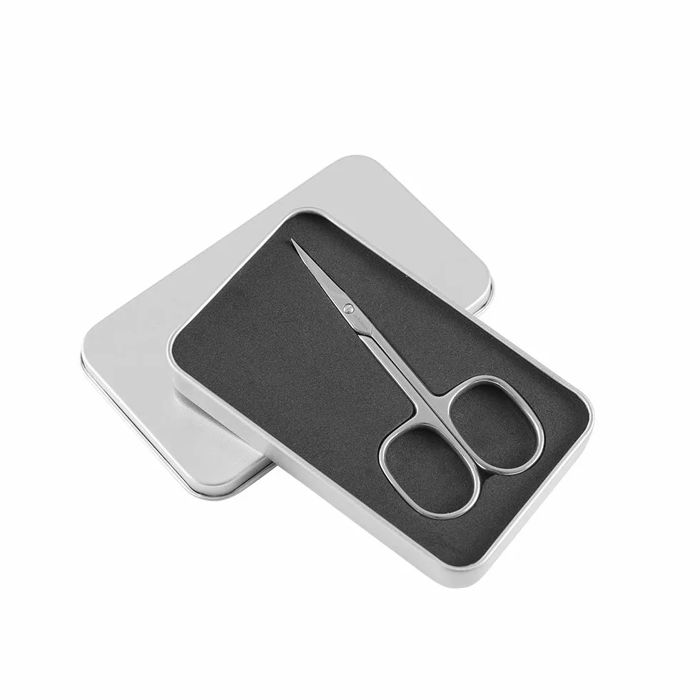 Forbici professionali per cuticole in acciaio inox 9,3 cm con custodia