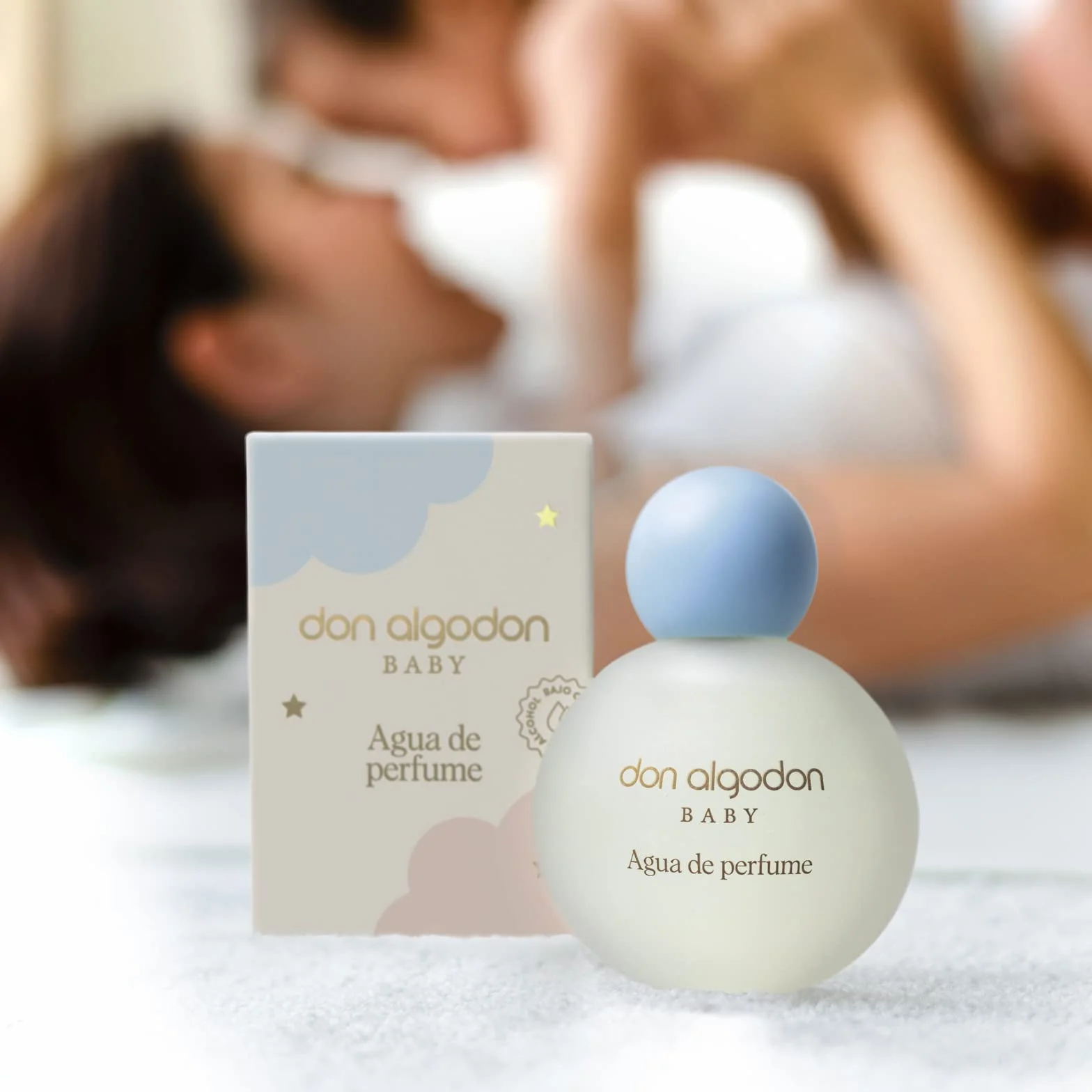 Don Algodon Baby Acqua di Profumo Cotone Eau de Parfum 100 ml dla Niemowląt Naturalna 93% Wegańska