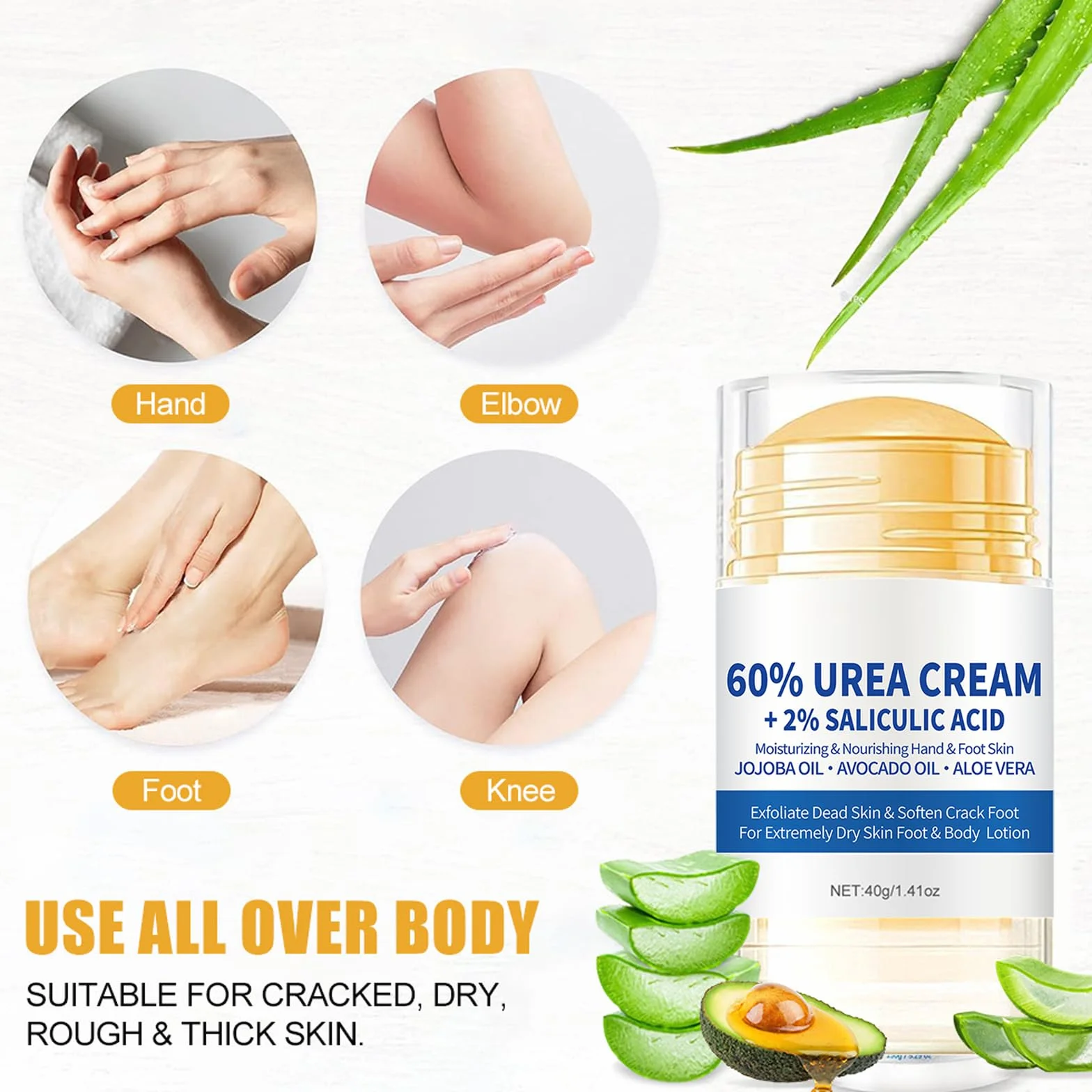 Crema Piedi Urea 60% 2 Pezzi Talloni Screpolati Calli