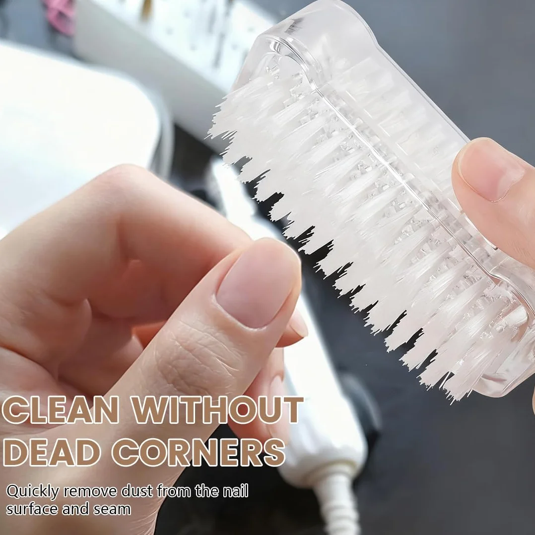 2 PCS Spazzolino Unghie Mani, Spazzola Per Unghie, Spazzolino per unghie mani, Spazzole per la Pulizia plastica, Universale, Per Pulizia di mani Delle Unghie