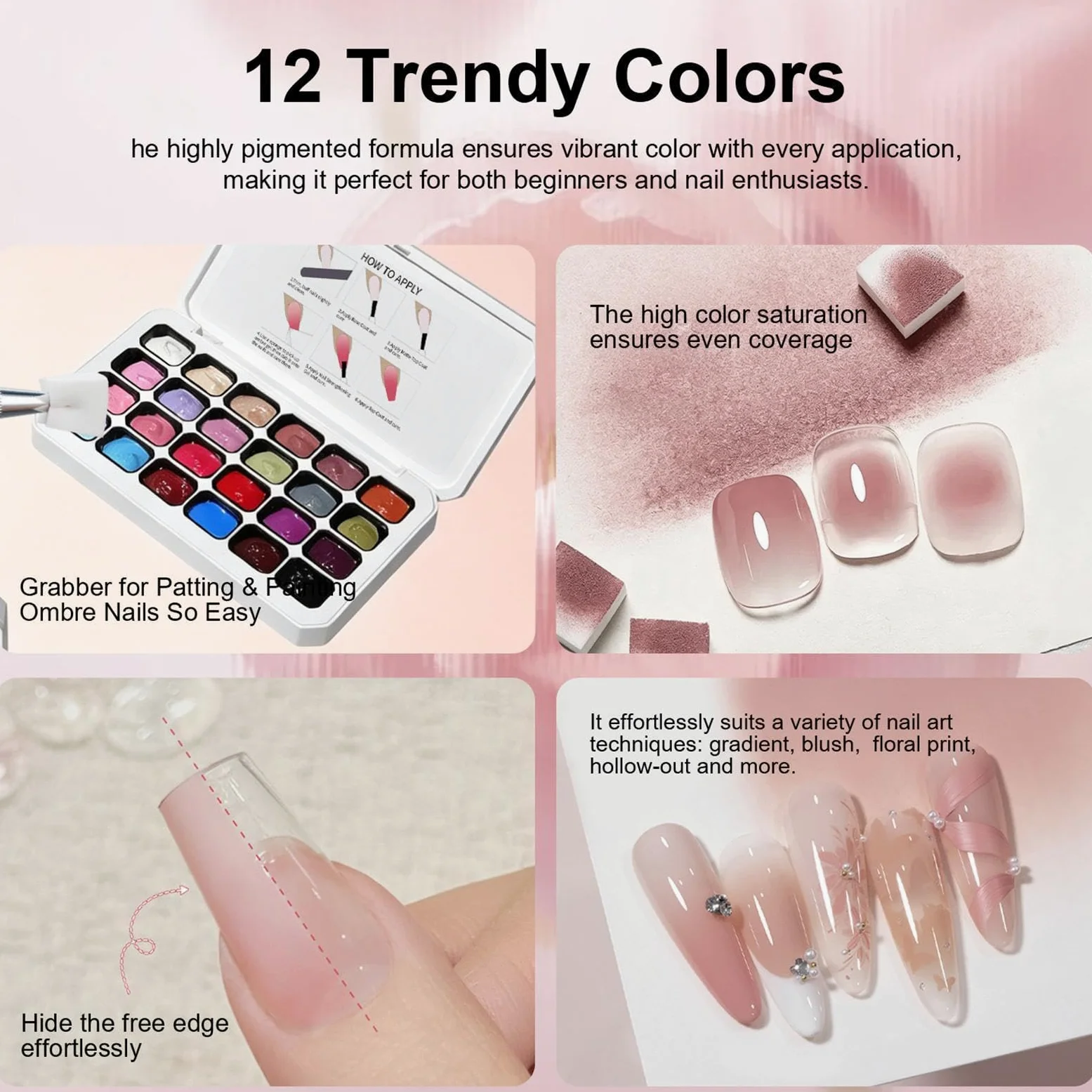 Vernice in gel – per manicure da toccare, colori – smalto gel | per principianti donne casa soggiorno soggiorno festa spa studio