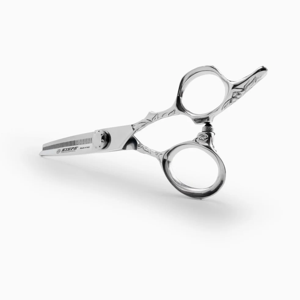 Kiepe 2817T40 Monster Cut forbice sfoltente professionale 6 pollici con 40 denti Convex Razor per riduzione volume precisa Made in Italy