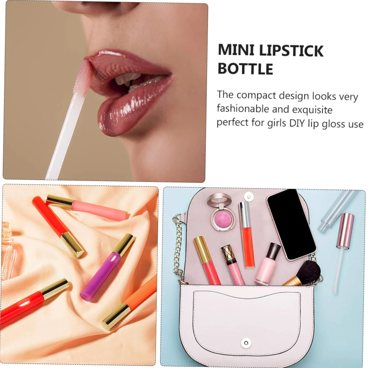 Tubi per Lucidalabbra Facili da Usare 30 Pezzi in ABS da 10ml Leggeri e Portatili, per Fai-da-te e Viaggio | Mini Contenitori per Rossetto, per Viaggio e Diy, Leggeri e Facili da Usare