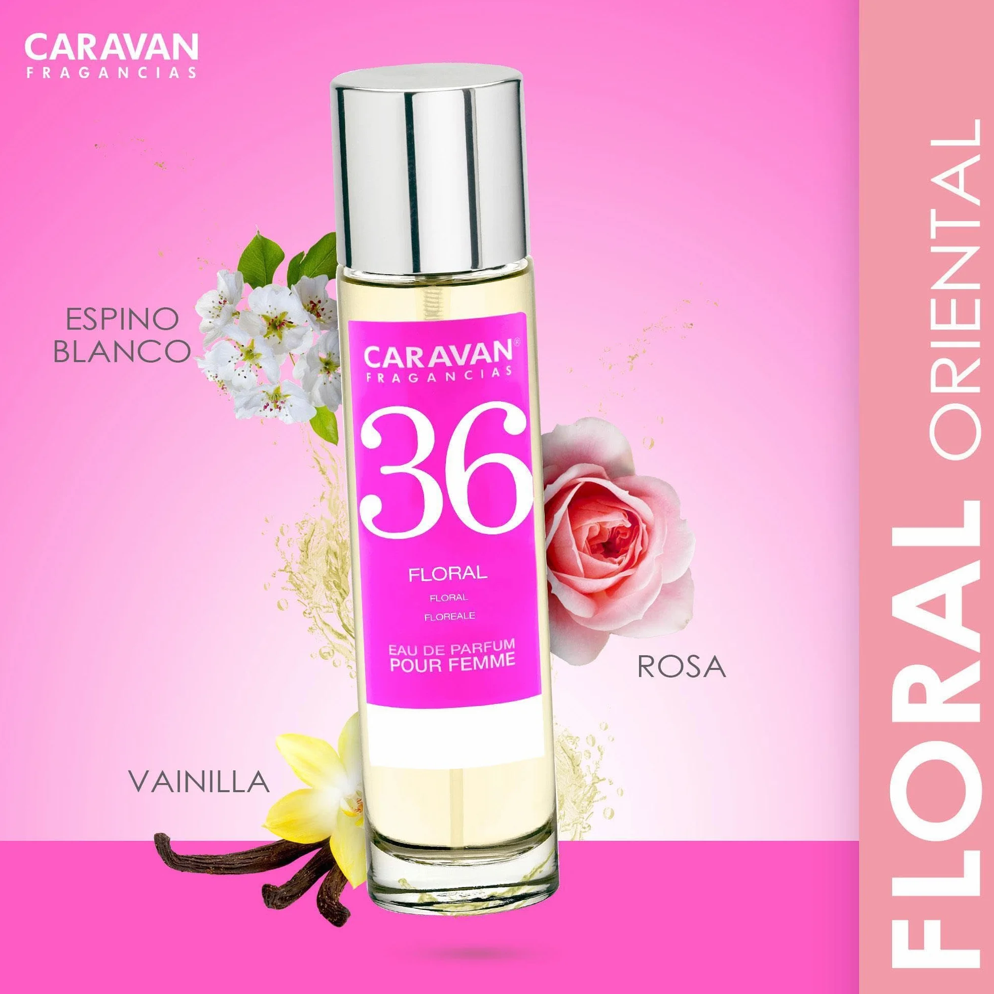 CARAVAN FRAGANCIAS Profumo da donna n. 47 da 150 ml + set di 10 flaconcini di fragranze femminili diverse da Caravan per scoprire nuovi aromi