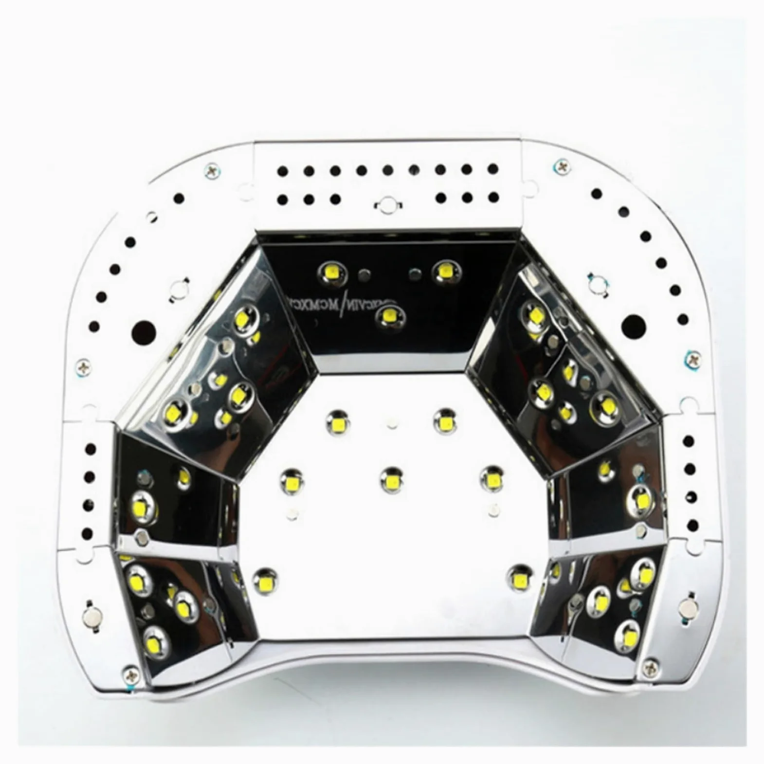 Lampada UV per unghie LED ad asciugatura rapida Lampada for unghie a LED UV Lampada a doppio chip UV + LED 48W Essiccatore for unghie a polimerizzazione rapida Temporizzazione digitale Sensore manuale