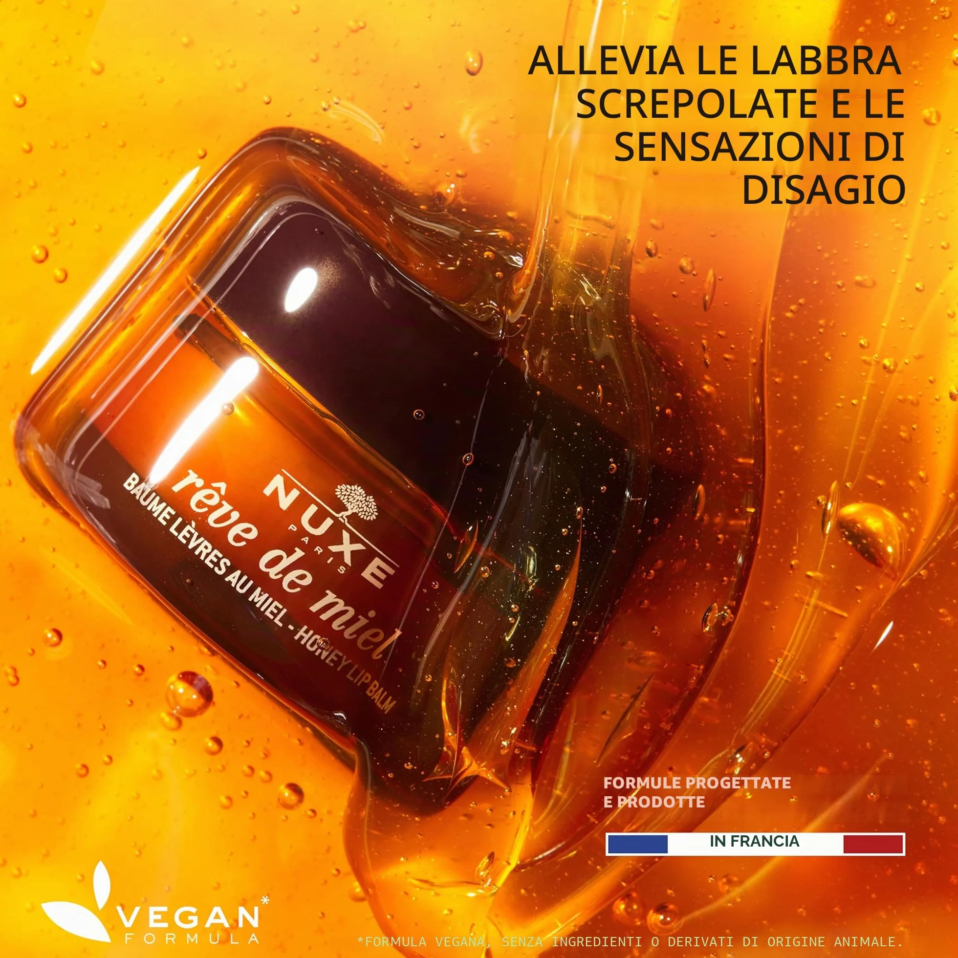 Nuxe Reve De Miel Balsamo Labbra Al Miele, 15 ml