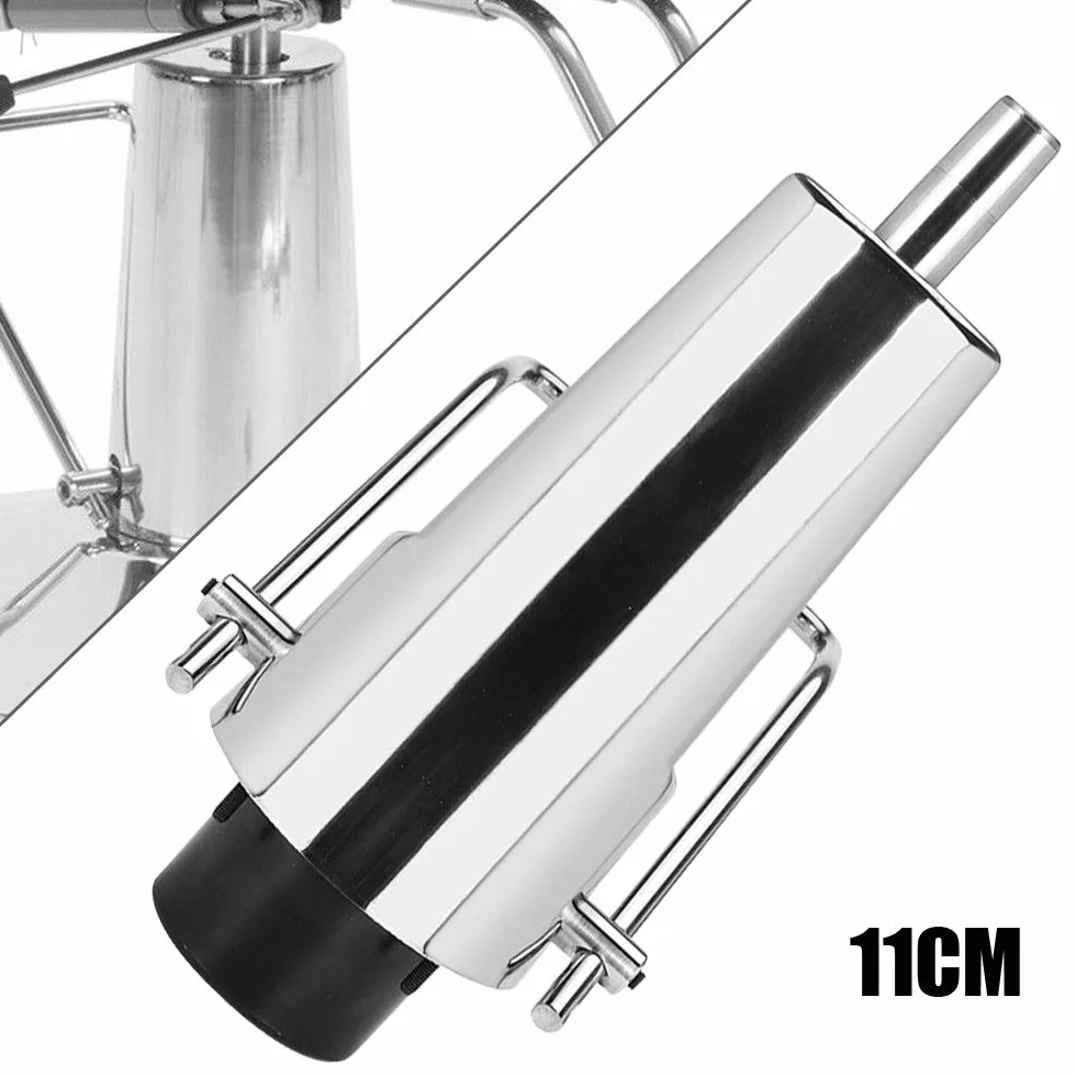 Sedia da parrucchiere pompa idraulica – Pompa di ricambio argentata con 4 modelli di viti, altezza regolabile di 11 cm, per sedie da parrucchiere
