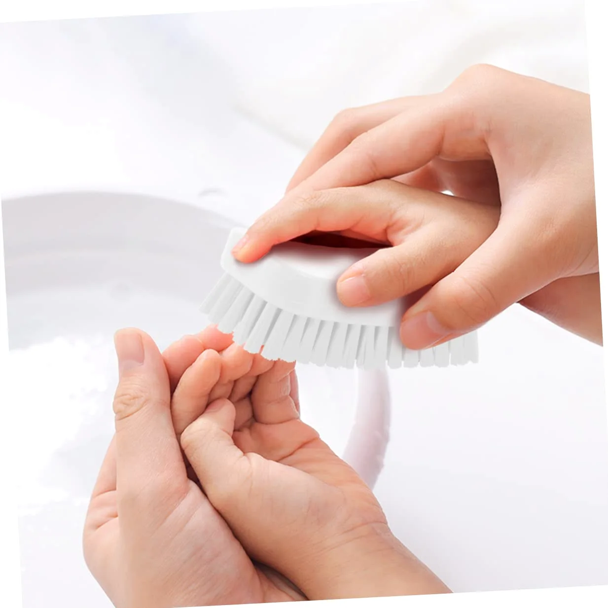 Healvian 3pezzi Spazzola Per Unghie Morbido Di Spazzole Per Pulizia Unghie e Piedi Per Ufficio e Bagno Manici Ergonomici Per Comfort Ottimale