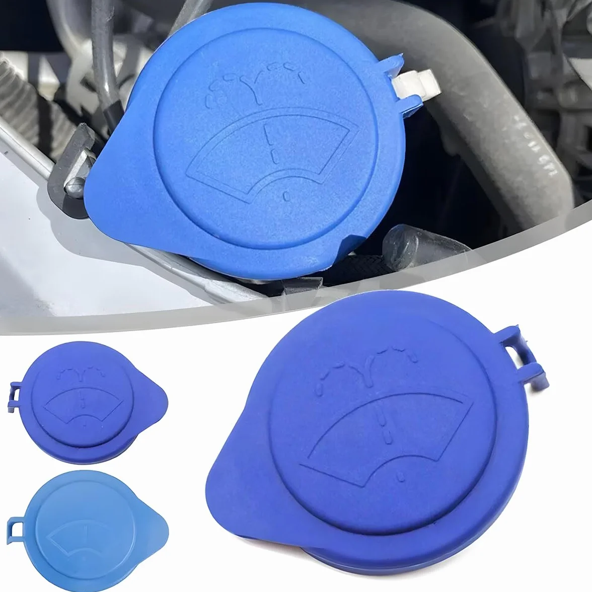 Tappo Universale Tergicristallo Auto Coperchio Bottiglia Rondella 2 Pezzi Morbido