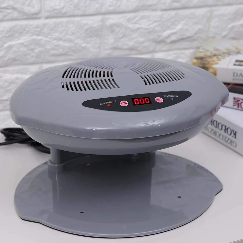 Essiccatore per le unghie, strumento di manicure con sensore di aria calda e fredda per asciugare smalto per ventole per Salon e Home(EU-Silver)