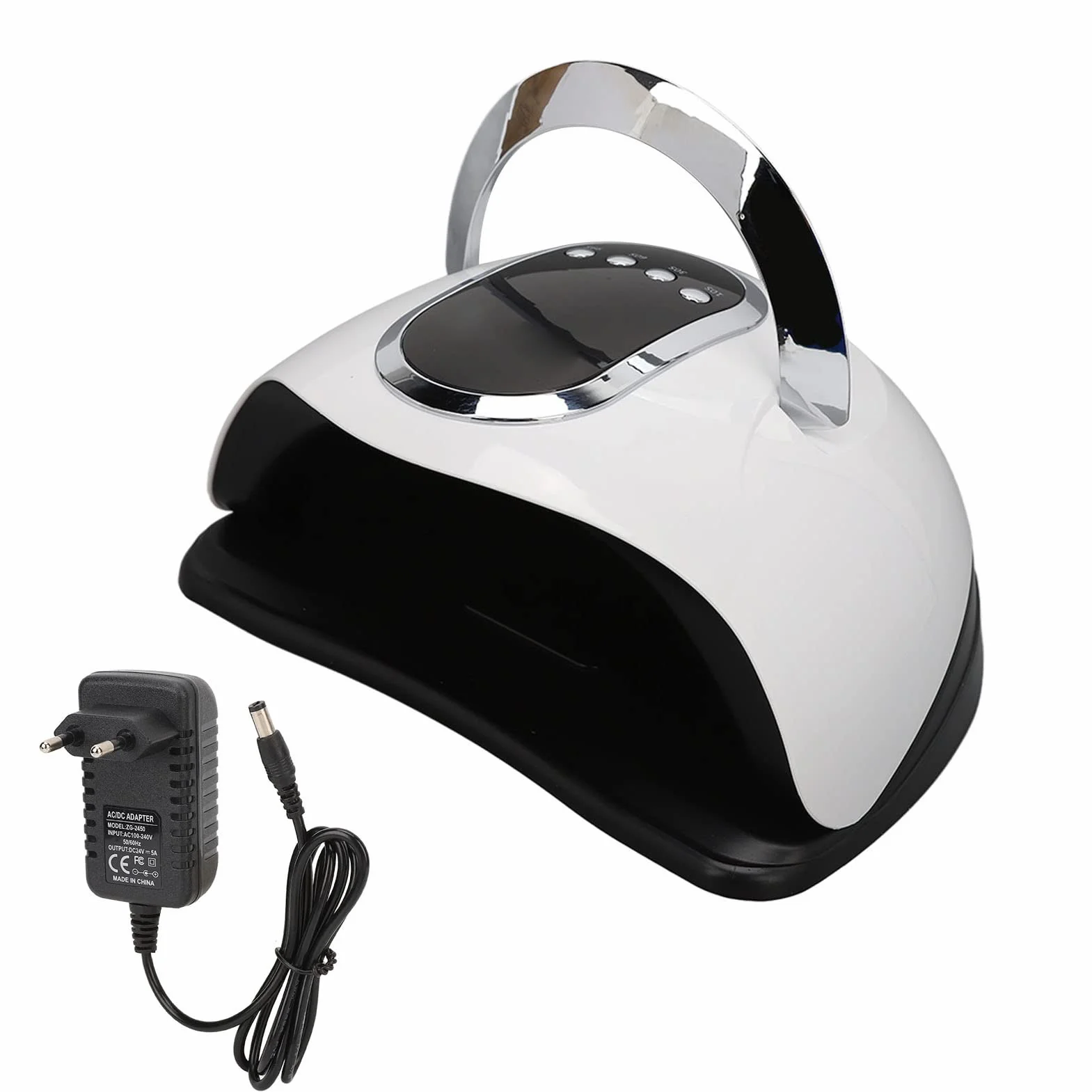 Lampada per Unghie Portatile UV LED 280W Luce Lucidante per Gel Ad Asciugatura Rapida, Lampada per Unghie con Luce per Asciuga Unghie con Chip 66 Luci