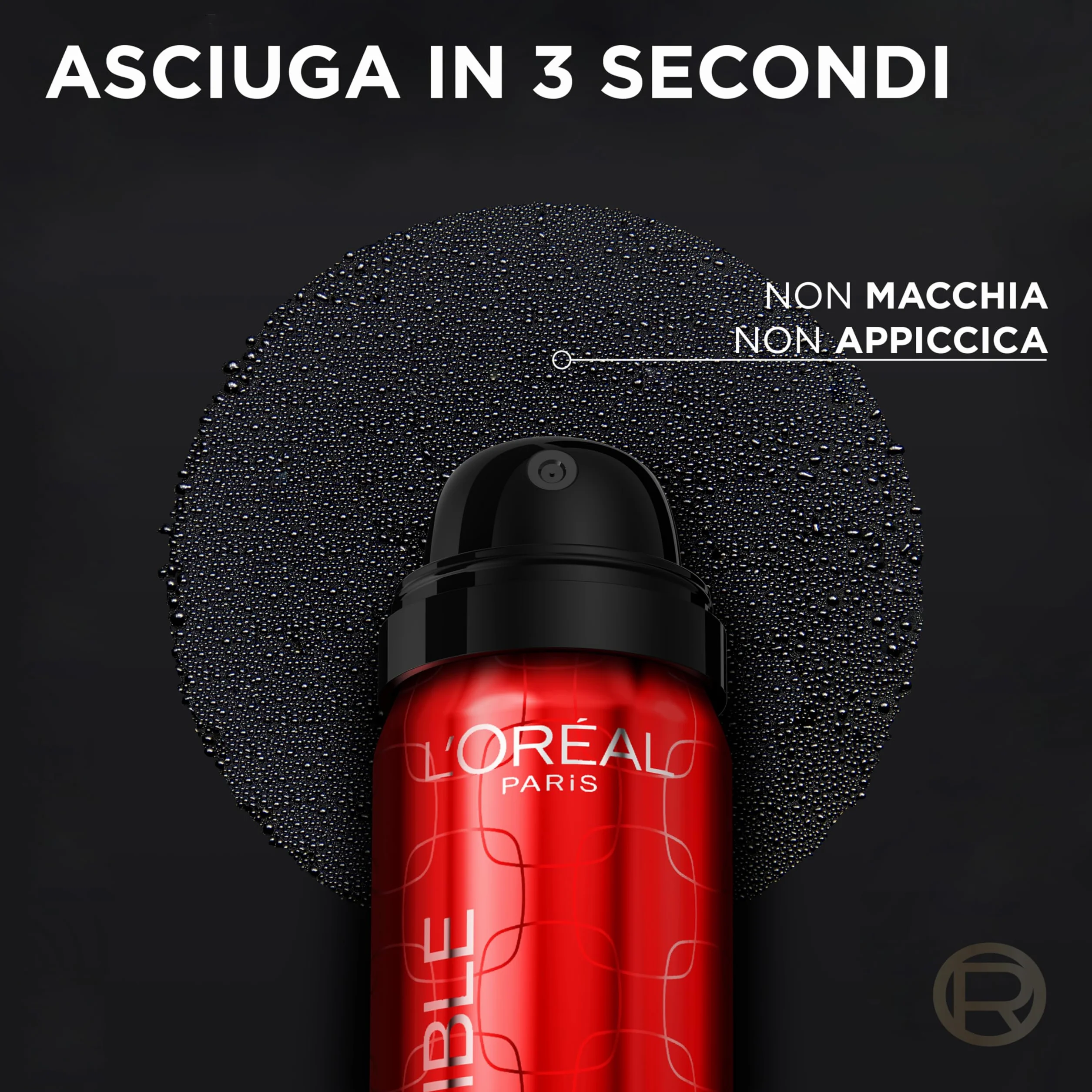 L'Oréal Paris Infaillible 3-Second Face Setting Mist 75 ml Spray Fissante No Transfer Ad Asciugatura Rapida