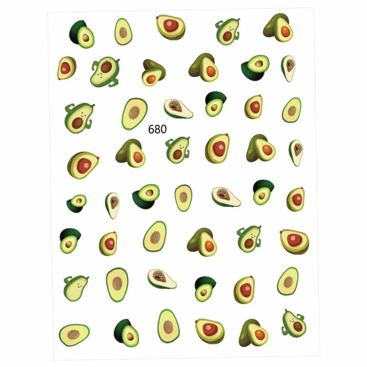 FOMIYES 3 Set Di Adesivi Per Nail Art Adesivi Con Design Di Frutta 3d Per Unghie Per Donne E Ragazze 12 Fogli*3