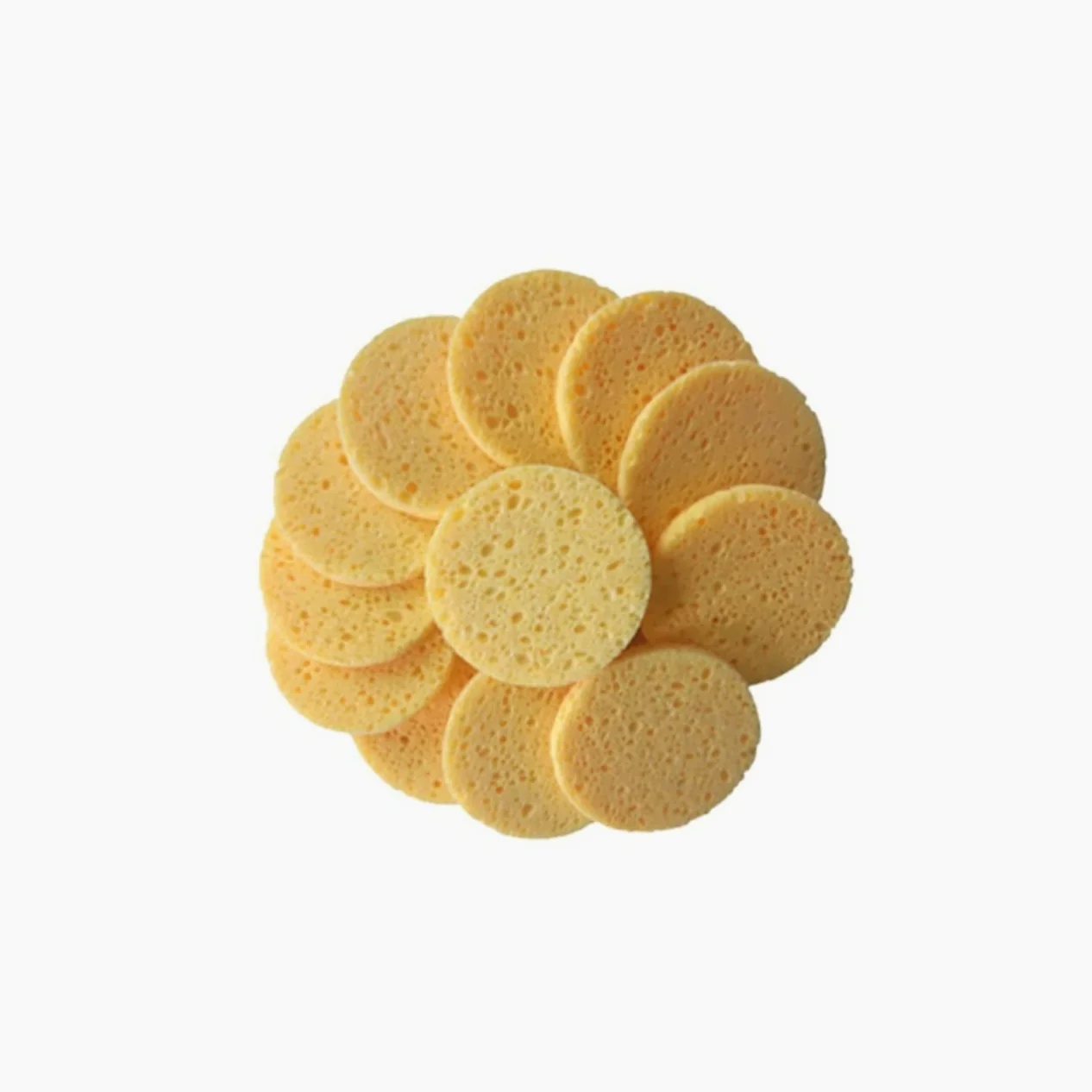Beavorty 3 Set Di Dischetti Di Cotone Compressi in Cellulosa Riutilizzabili Per La Rimozione Del Trucco 90x8mm Spugnetta Detergente Per Unesfoliazione Delicata 20 Pezzi*3