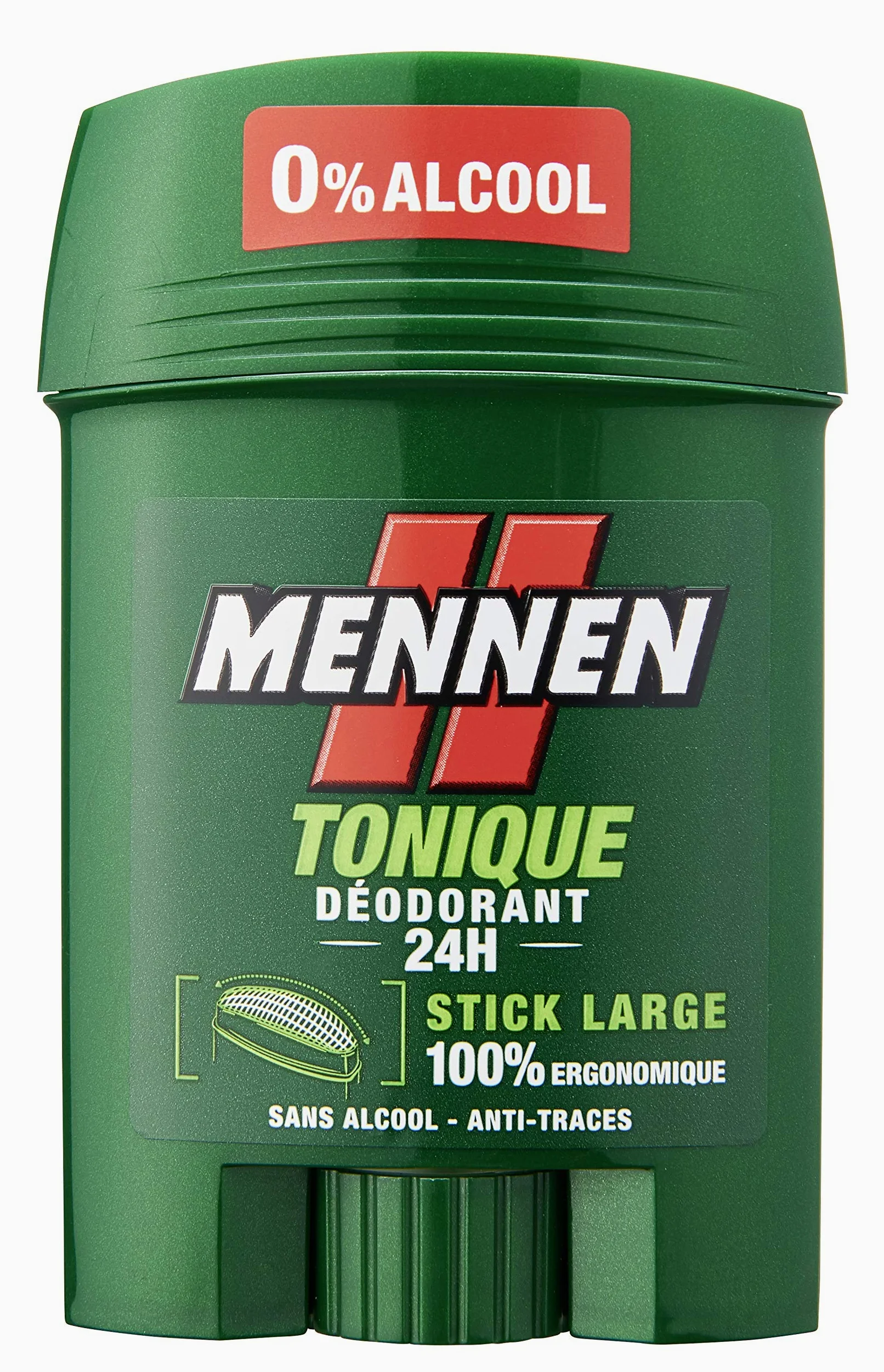 MENNEN - Deodorante stick Large da uomo - Anti-traspirante Efficienza 24 ore - Tonico - 50 ml - Confezione da 6