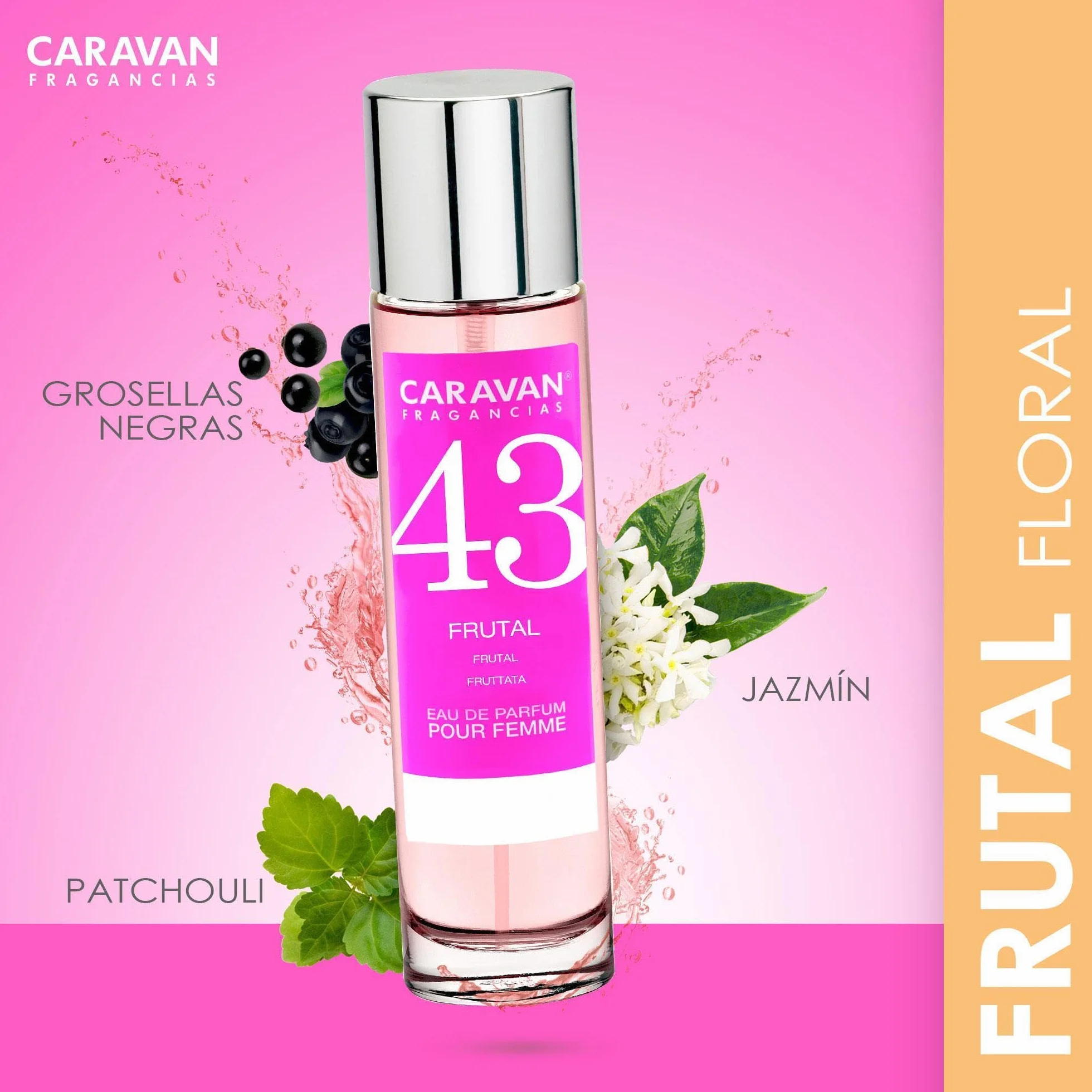CARAVAN FRAGANCIAS Profumo da donna n. 47 da 150 ml + set di 10 flaconcini di fragranze femminili diverse da Caravan per scoprire nuovi aromi