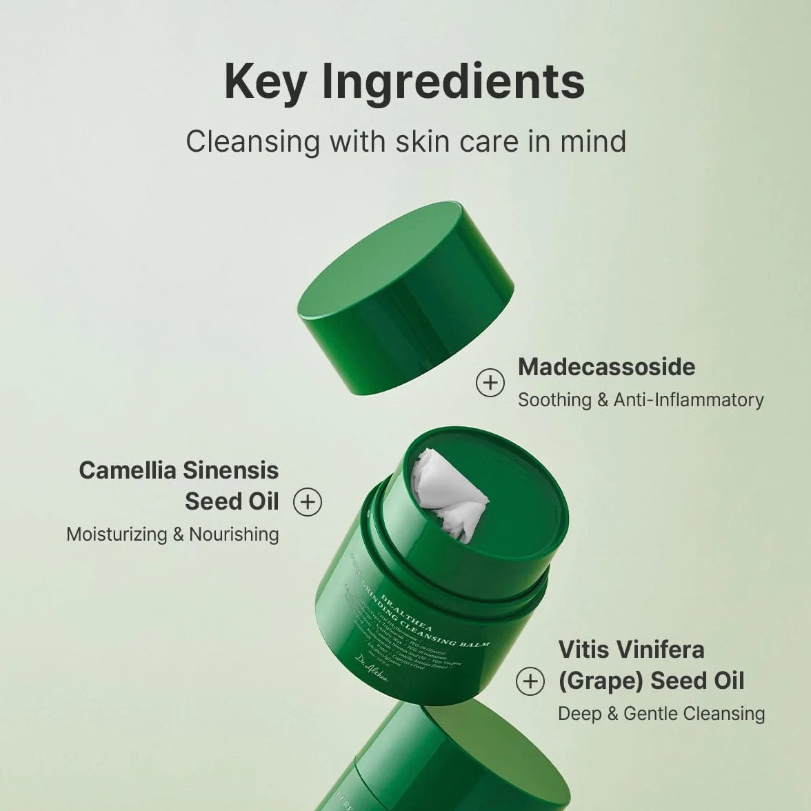 Dr.Althea Pure Grinding Cleansing Balm 50ml olio detergente con madecassoside lenitivo