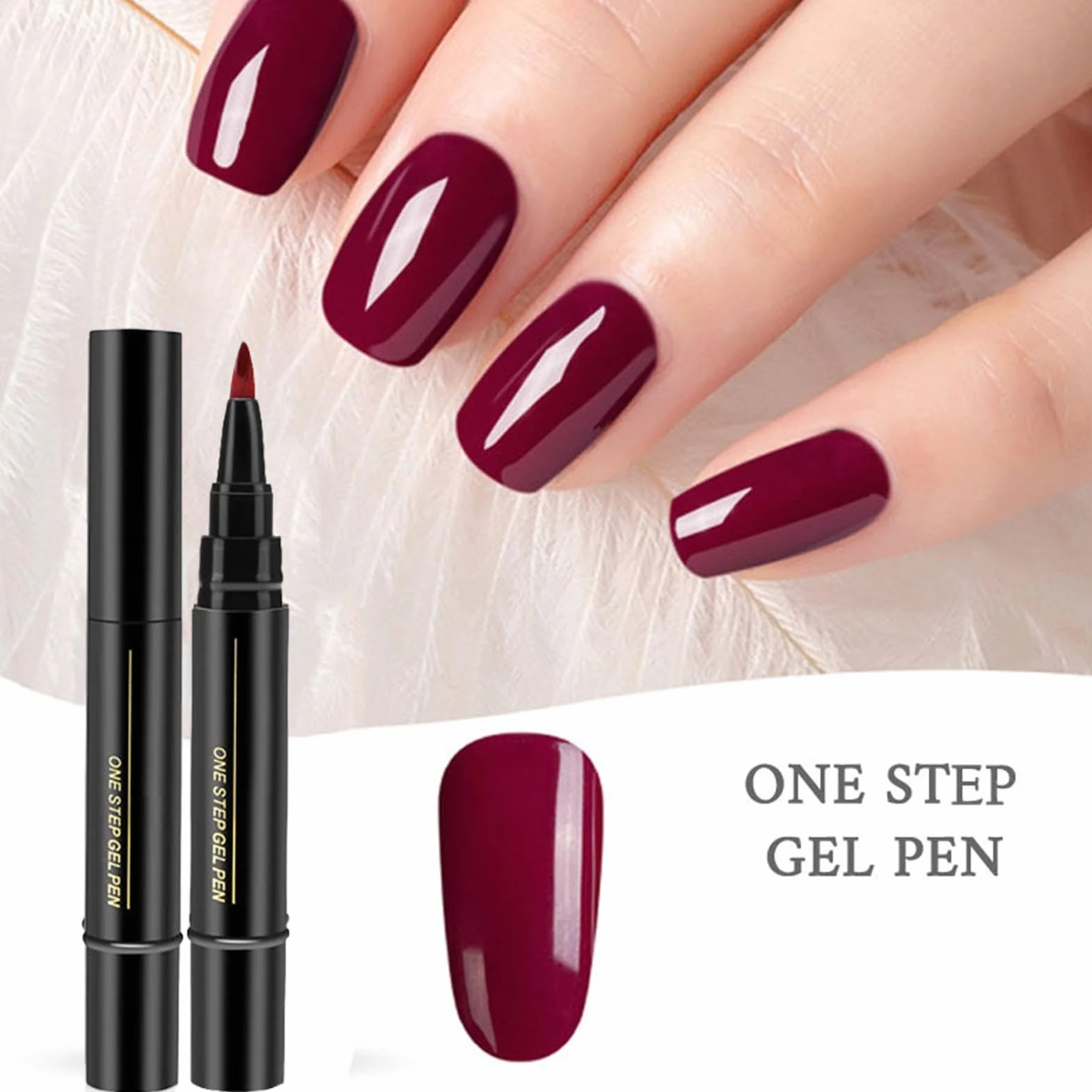 Smalti Penna, Asciugatura Rapida Unghie Smalto Penne, 5ml Smalto Semipermanente Ad Asciugatura Rapida Set Manicure Professionale Per Disegni Richiede Lampada UV