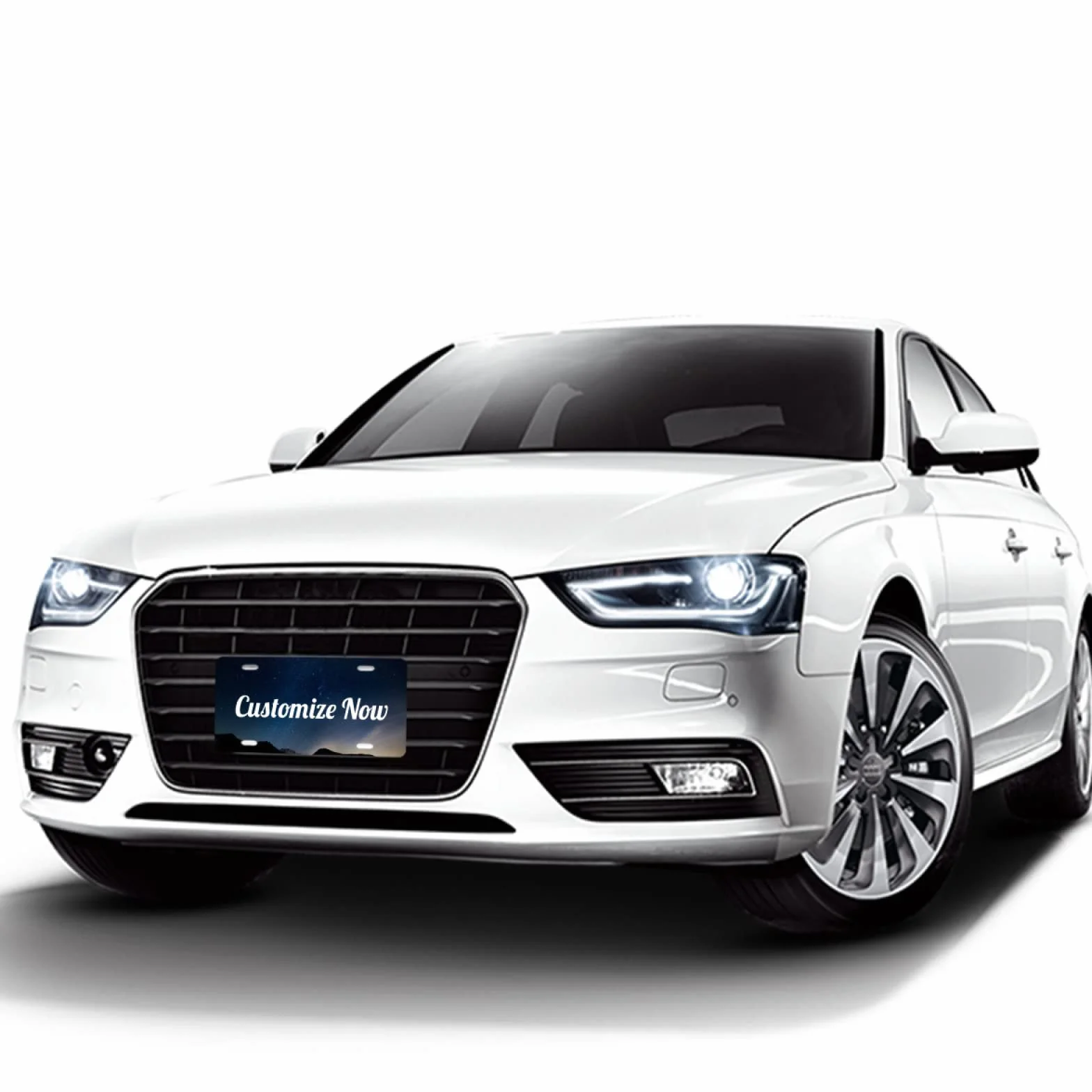 Targa personalizzata anteriore auto 6 x 12 cali Testo Foto Logo Art Design
