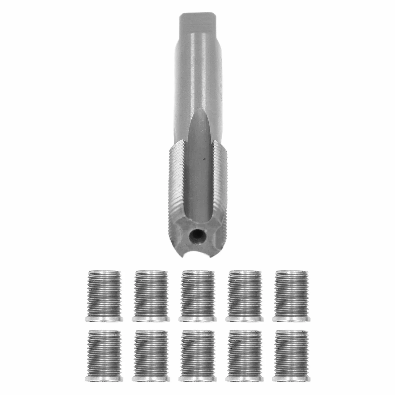 Kit Riparazione Filetti Candela Accensione M10x1.25 M12x1.25 per Auto