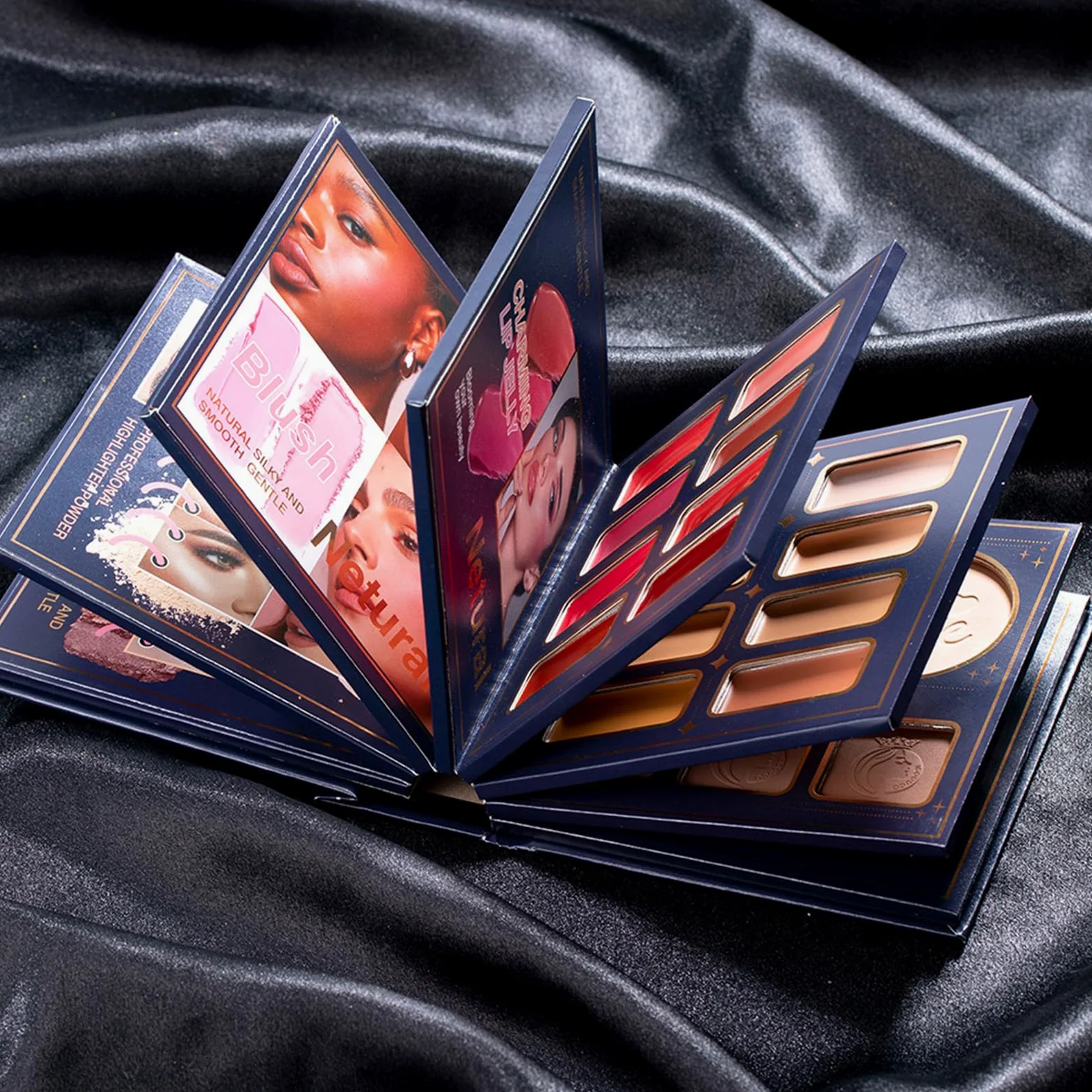Palette di Ombretti,Colore Per Labbra In Polvere Matte Shimmer A Lunga Durata,Illuminante Ombretti - Ideale per Viso Occhi Labbra Compleanno Feste San Matrimonio Appuntamenti Viaggio e