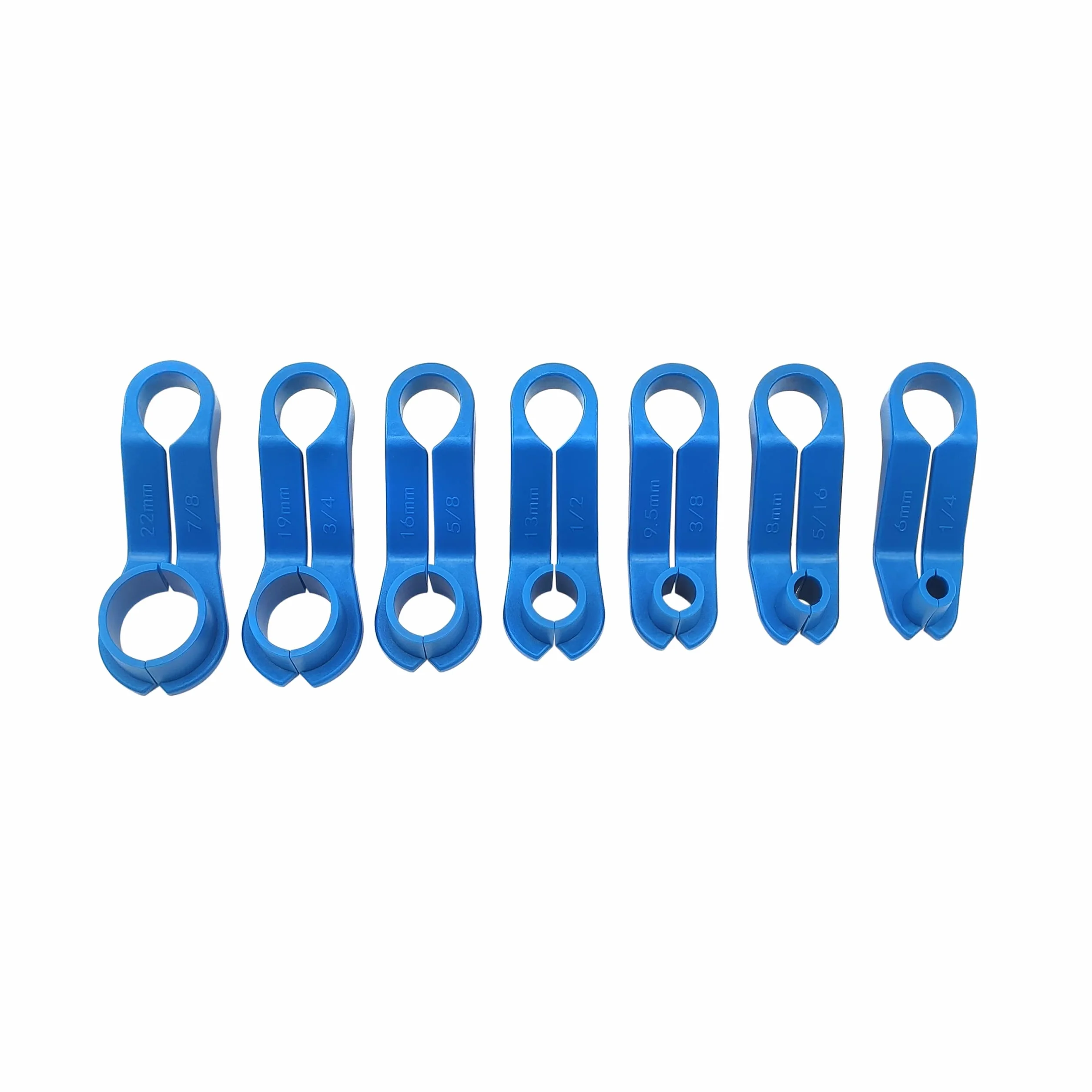 ZKTOOL Set di Attrezzi per Scollegare Linea Carburante AC 7 Pezzi 1/4 5/16 3/8 1/2 5/8 3/4 7/8 Pollici per Ford GM Chrysler Mazda