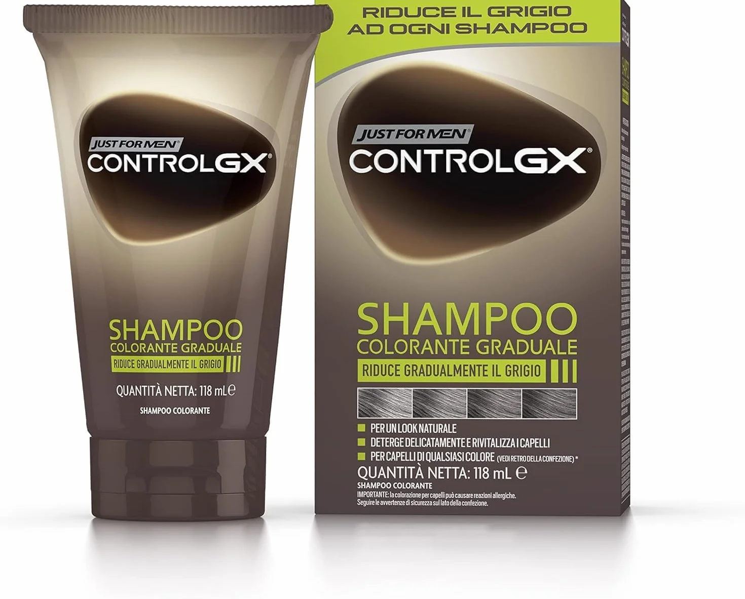 Just For Men Control GX Shampoo Colorante Uomo 118 ml
