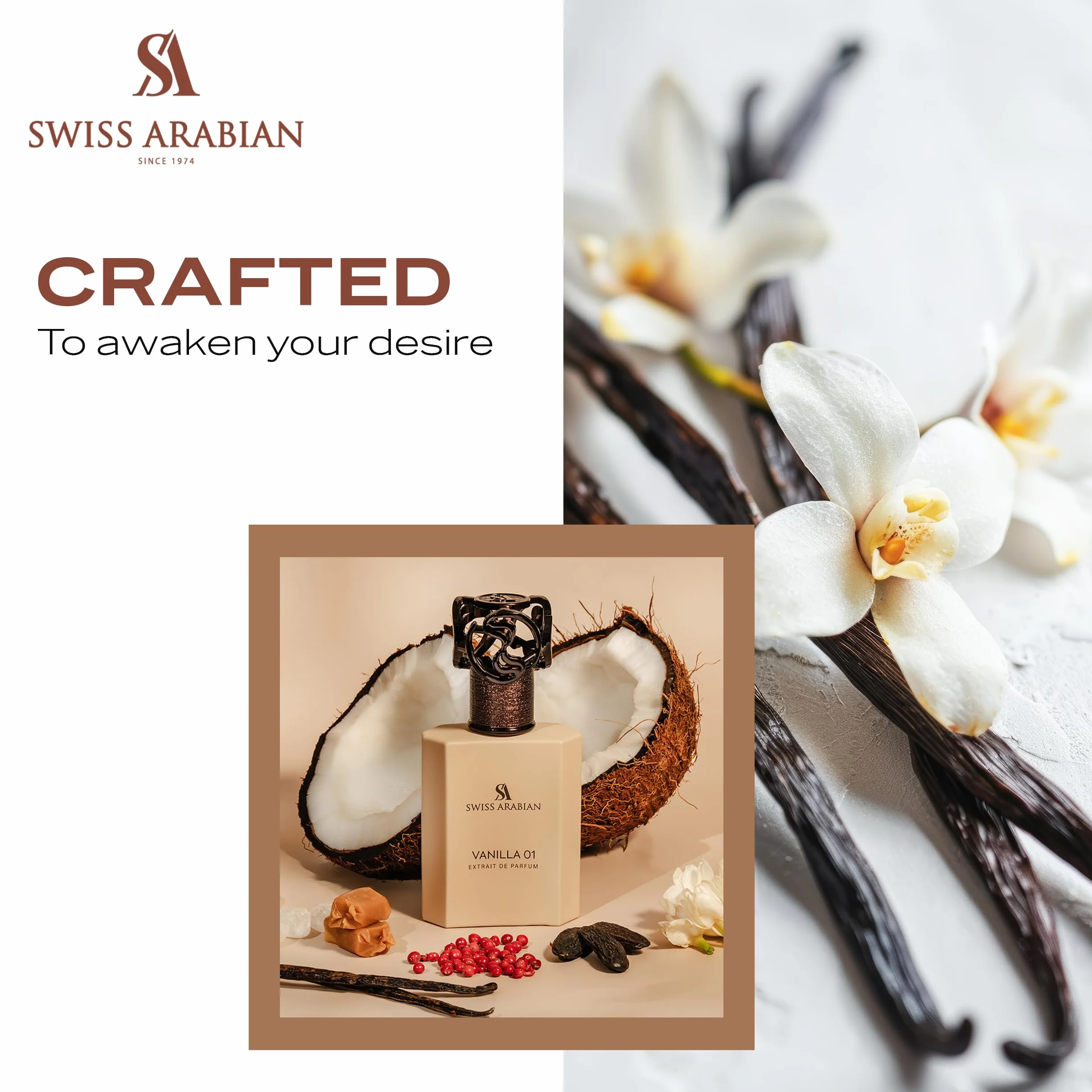 Swiss Arabian Vanilla 01 Estratto Di Fragranza 75ml