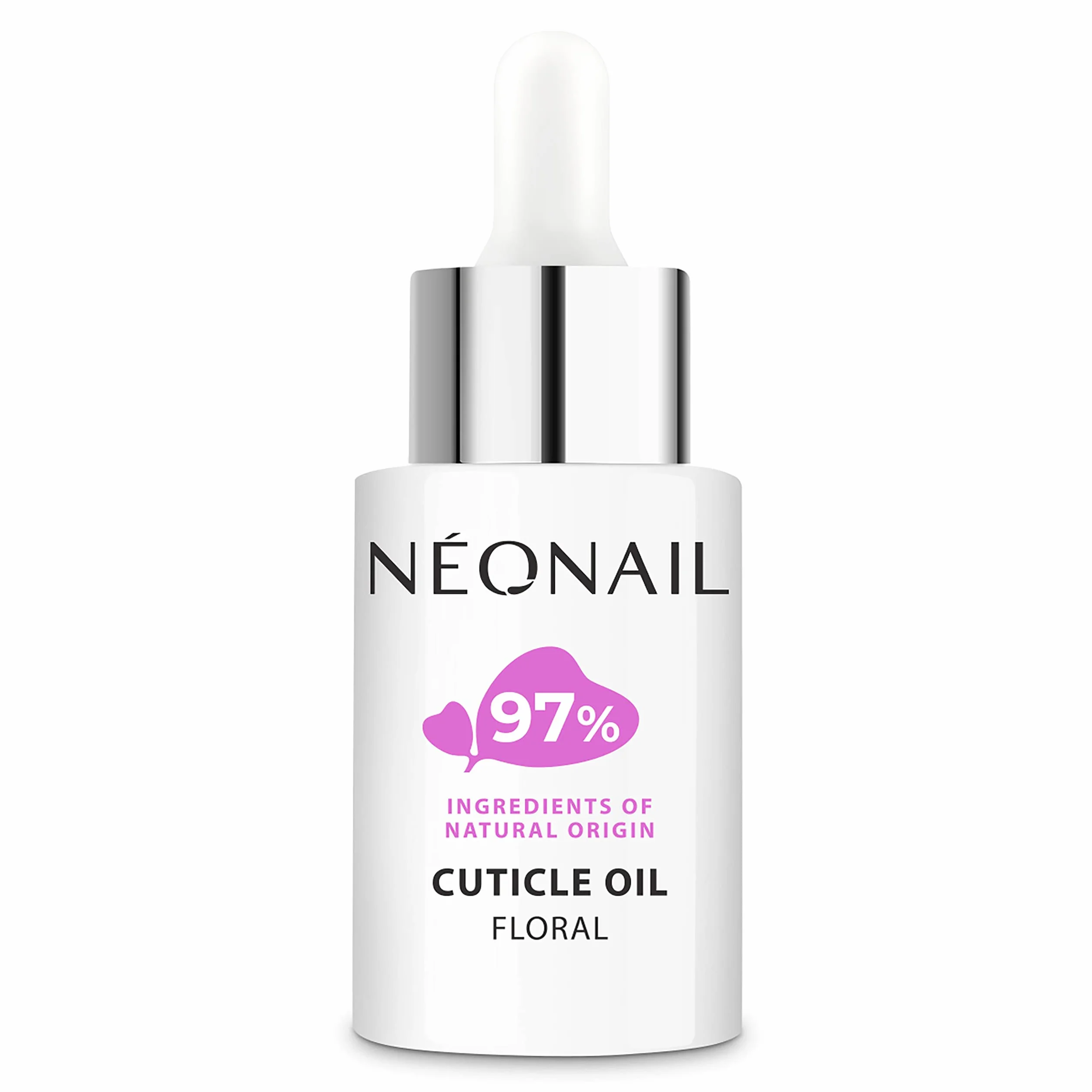 NÉONAIL Vitamin Cuticle Oil FLORAL - Olio Cuticole Unghie - Con Olio di Mandorle, di Macadamia, Vitamina E - Rinforzante Unghie - Idratante e Rigenerante - 6,5 ml