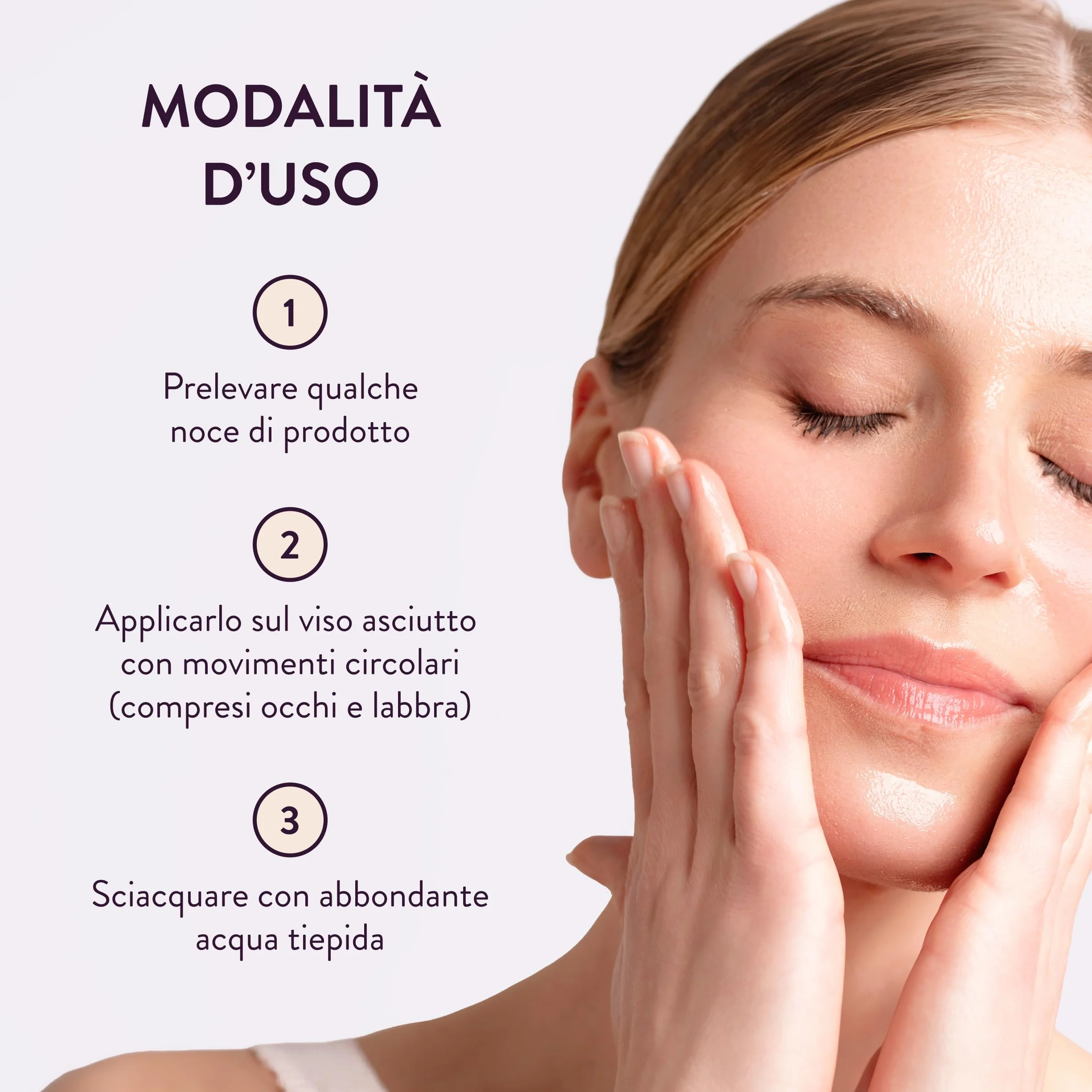 Burro Struccante Viso e Occhi Detergente Trucco Waterproof Texture Balsamo Trasformabile con Karité Mandorle Vinacciolo Made in Italy