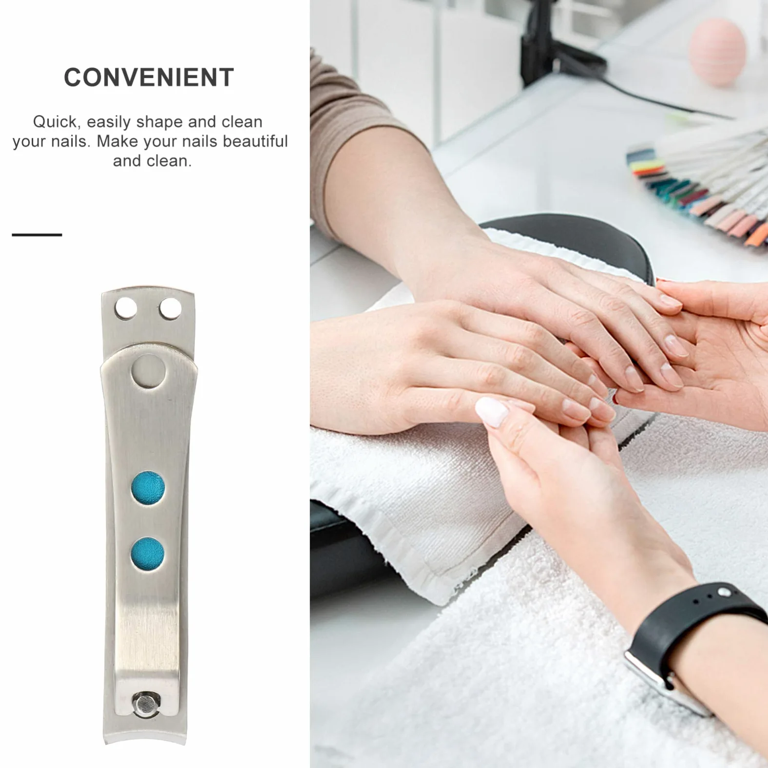minkissy 6pezzi Tronchesi Unghie Acciaio Inossidabile Kit Professionale Per Manicure e Pedicure Design Comodo e Sicuro Adatto Uomini e Donne Utensili Per Delle Unghie Per Casa e Viaggio