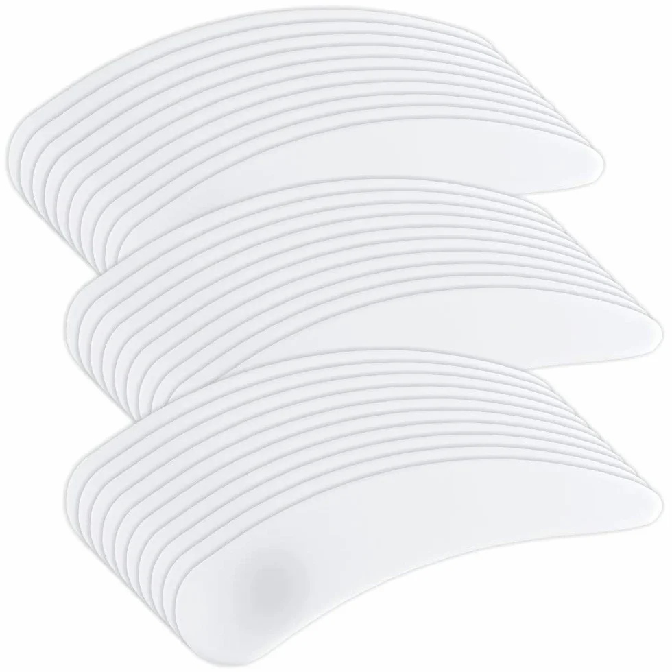 100 spatole cosmetiche in plastica, usa e getta, mini spatole cosmetiche (bianco)