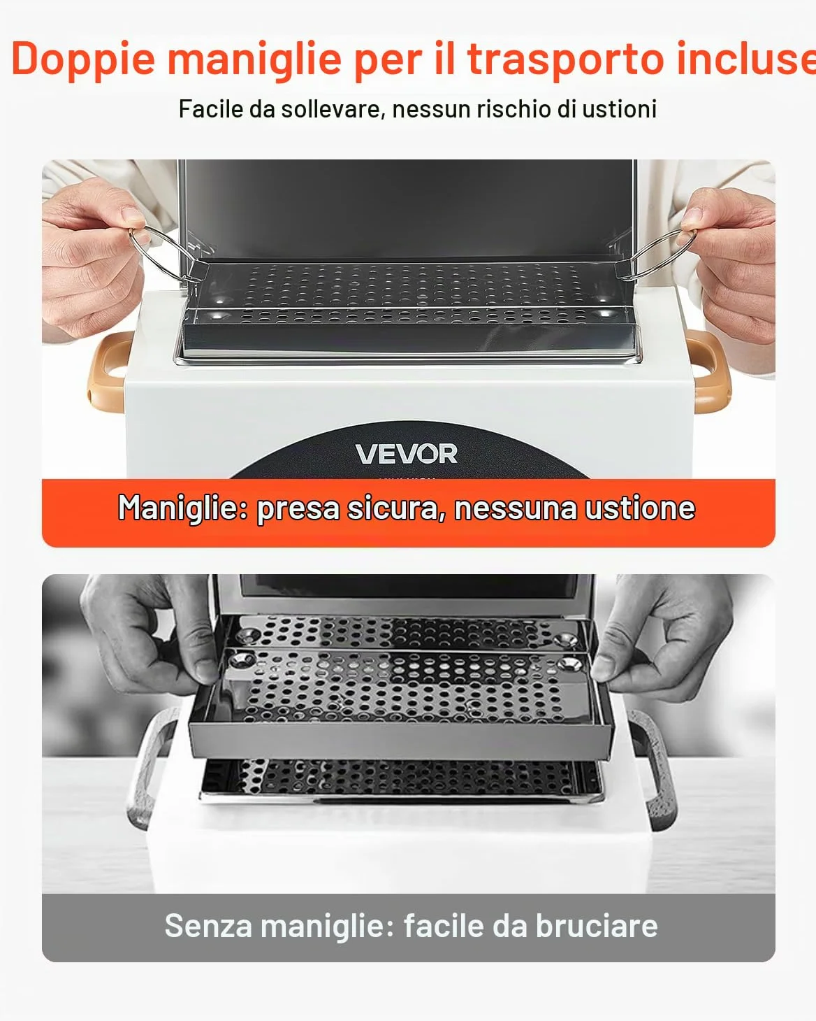 VEVOR Sterilizzatore ad Alta Temperatura, 2 L 300 W Sterilizzatore per Utensili da Manicure con Temperatura e Tempo Regolabili, Pulizia di Strumenti per Unghie per Laboratori, Casa, Centri Estetici