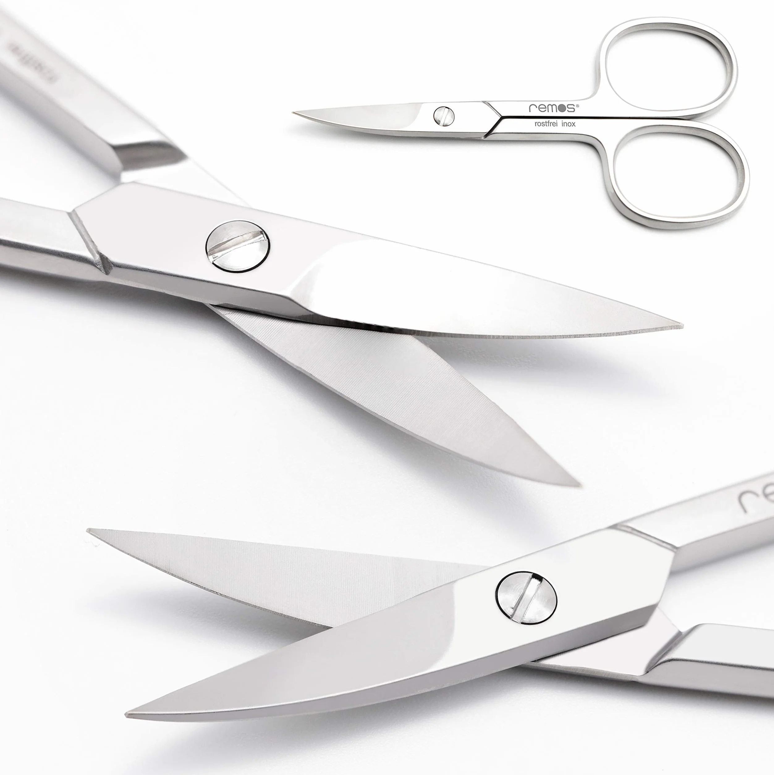 REMOS Forbici per unghie in acciaio inossidabile 9,5 cm INOX