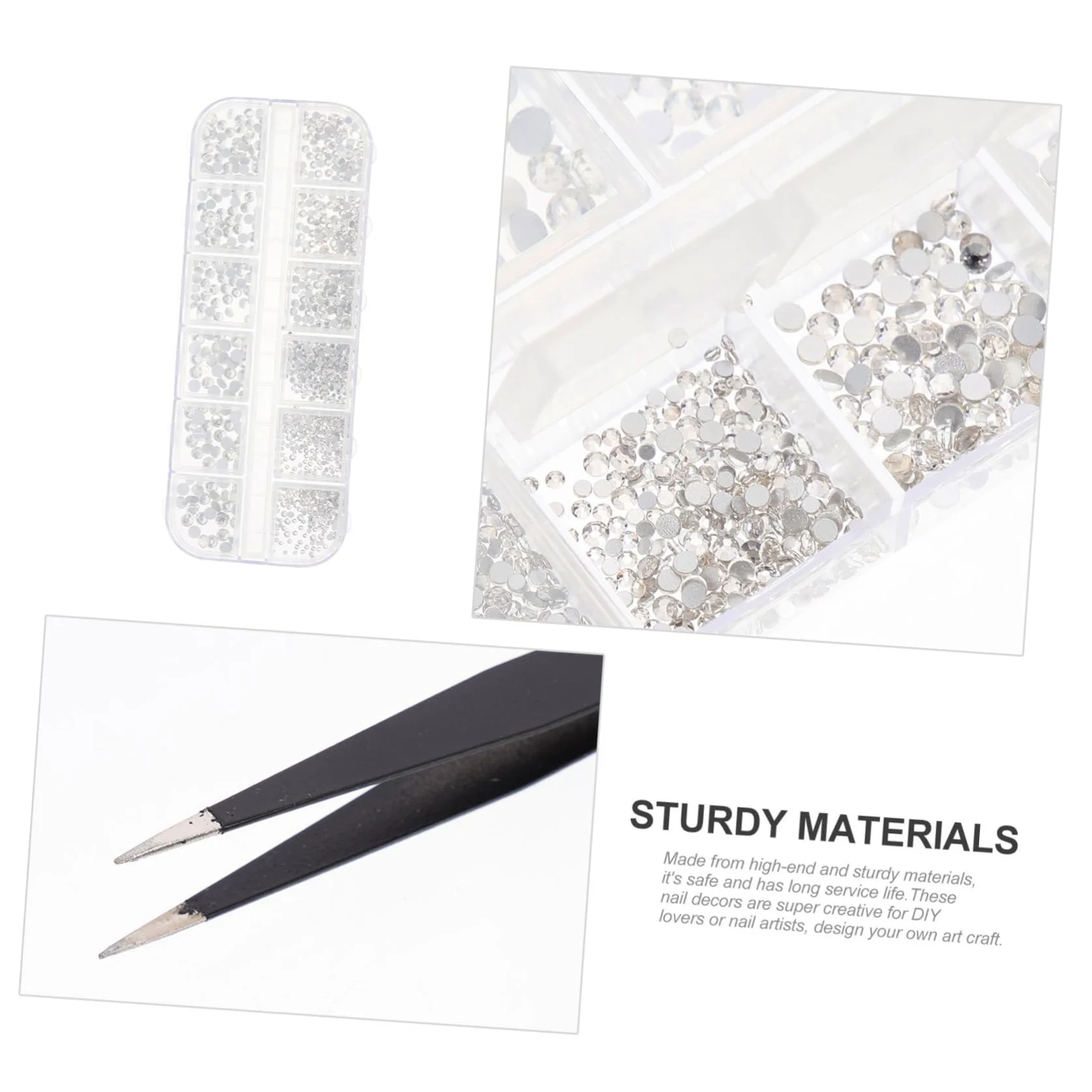 FRCOLOR 4 Set Di Ciondoli Per Unghie Con Strass Per Decorazioni Per Manicure E Trucco Gioielli Per Unghie Per Donne Donne E