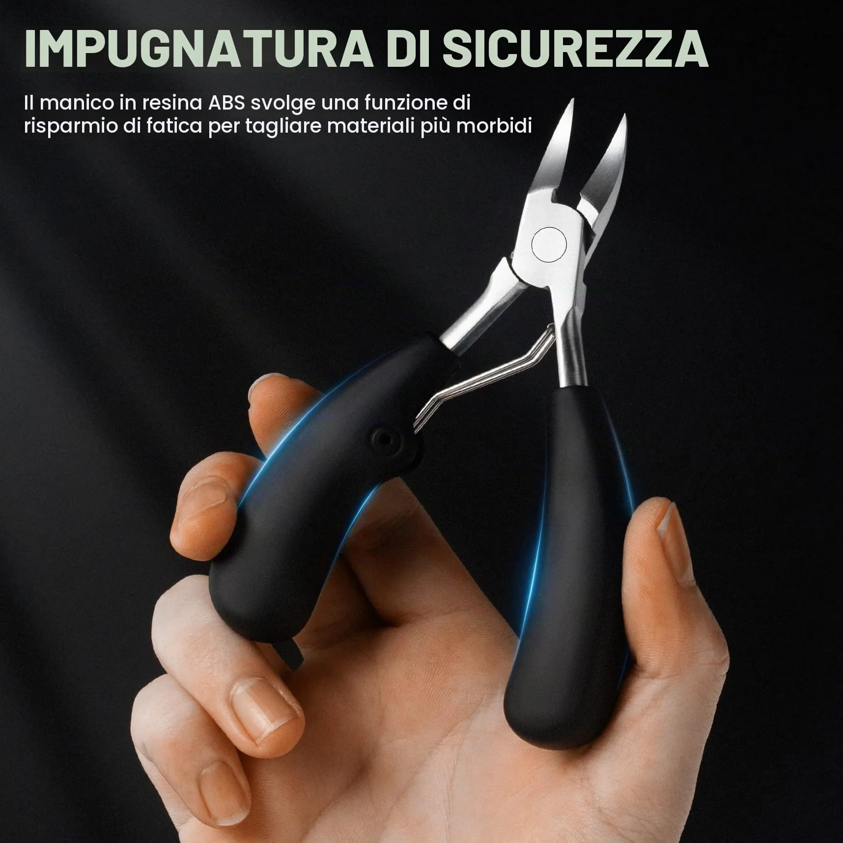 BEZOX Tronchesino Tagliaunghie In Acciaio Inox Di Precisione Per Unghie Incarnite Mani