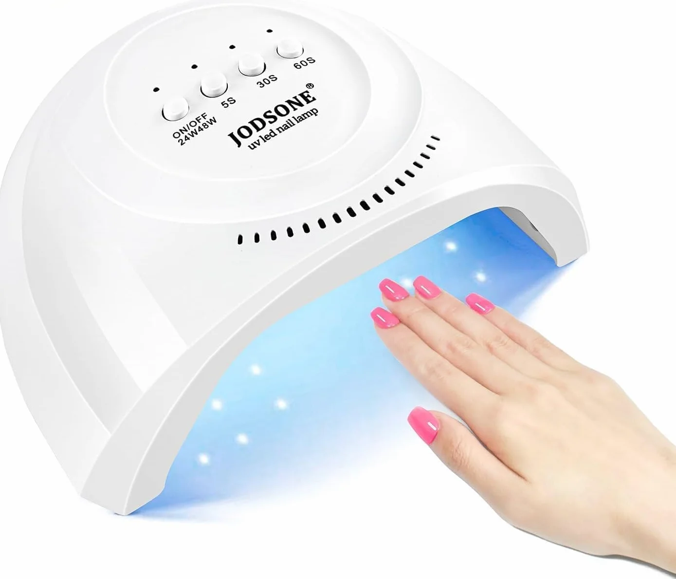 Lampada UV LED per unghie 30 perline luminose smalto gel sensore automatico 3 timer