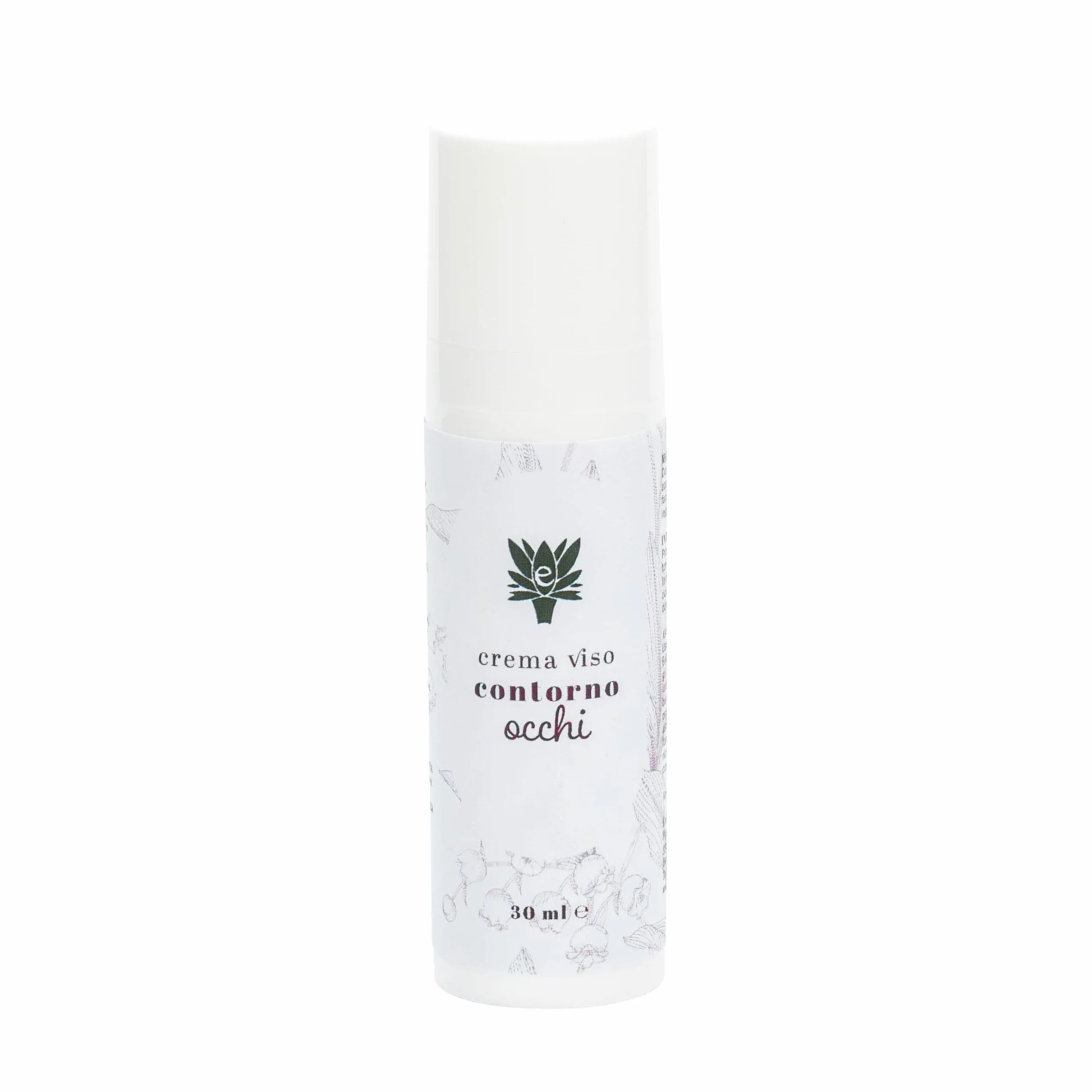 Crema Contorno Occhi Per Uomo, Donna Erbecedario, Per Borse, Occhiaie, Pelli Mature, 1 Flacone 30ml