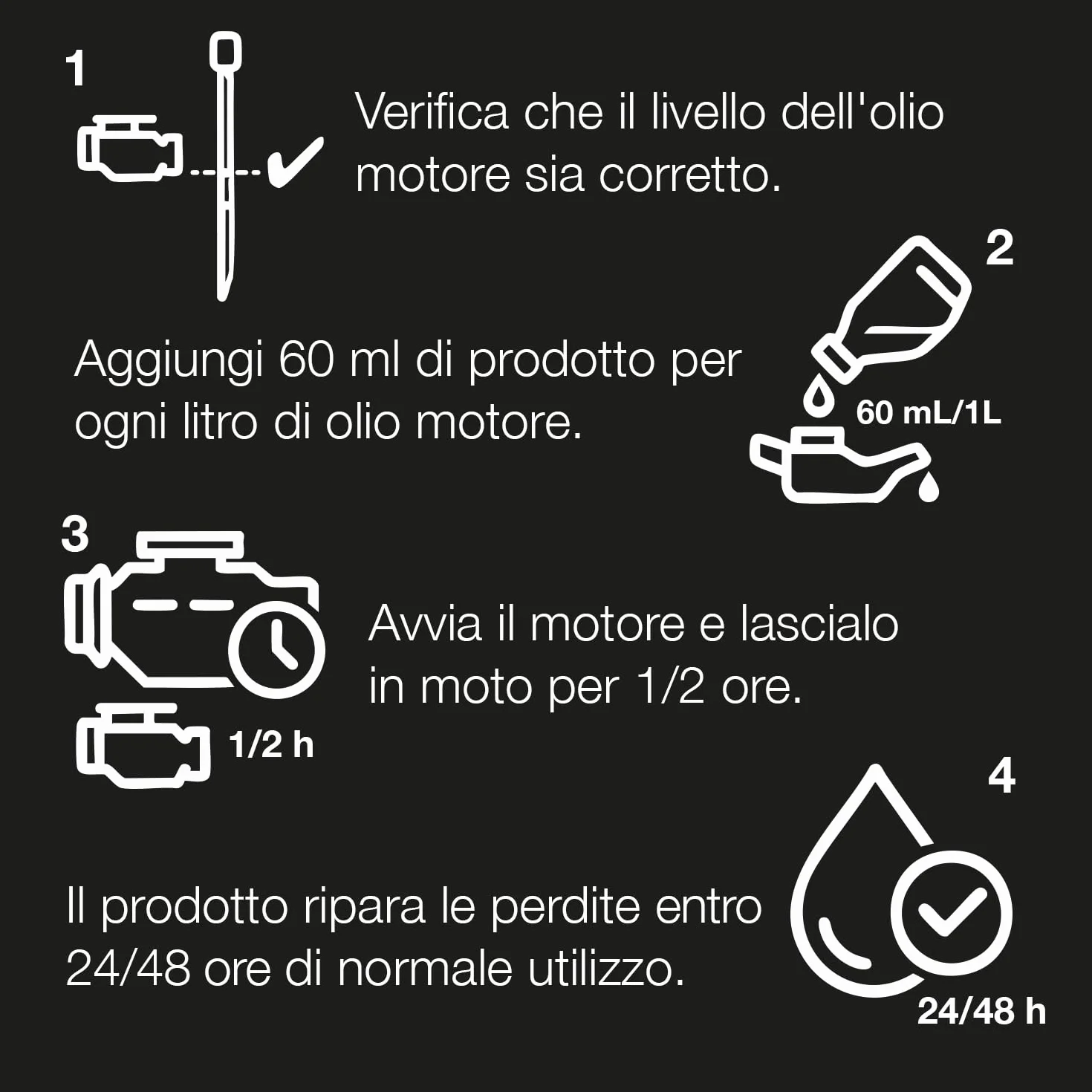 ERRECOM Stop Up Turafalle Olio Motore 250 ml