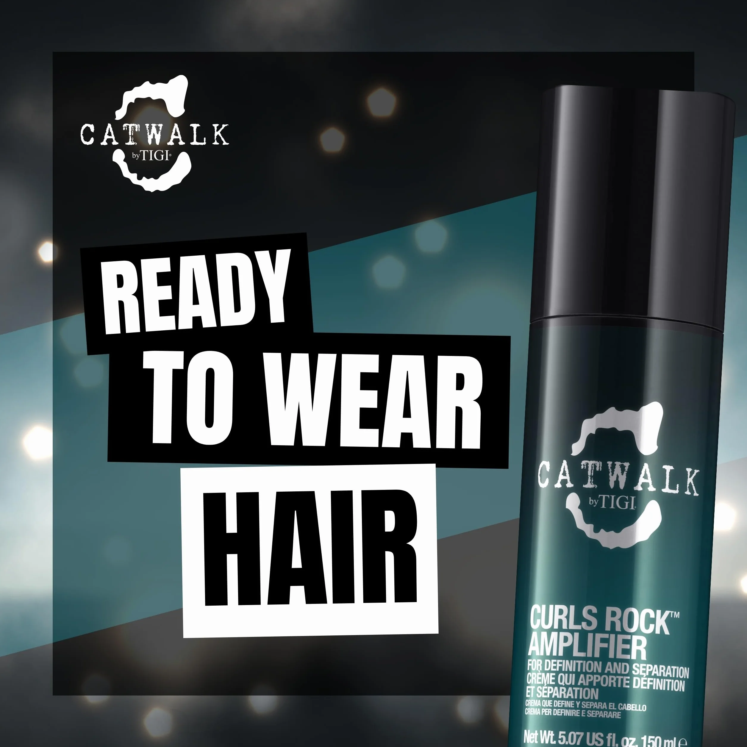 Catwalk di TIGI Curls Rock Amplifier Crema Arricciante per Capelli Ricci 150 ml